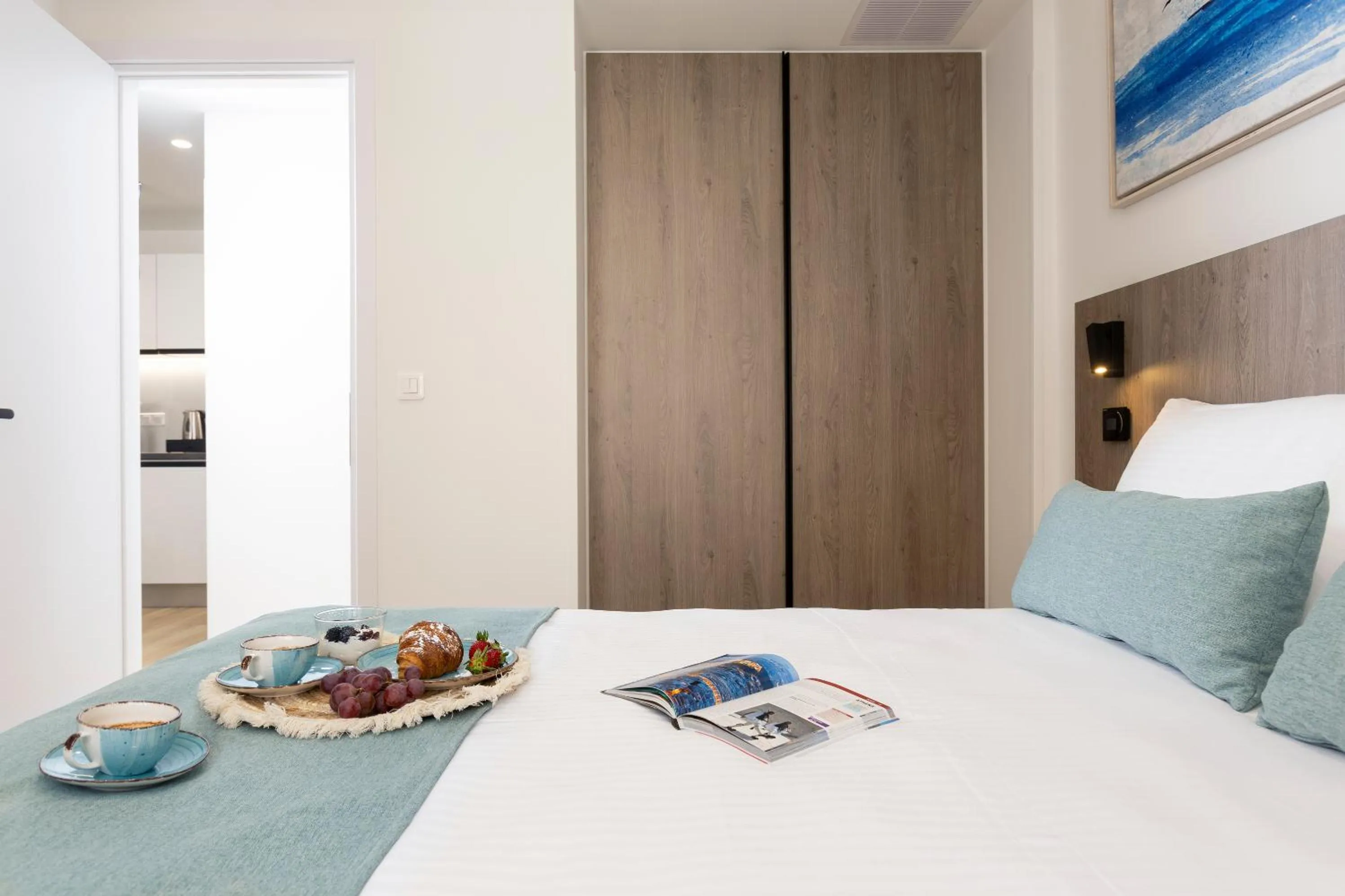 Bedroom, Bed in Hestia - Asklipiou 9