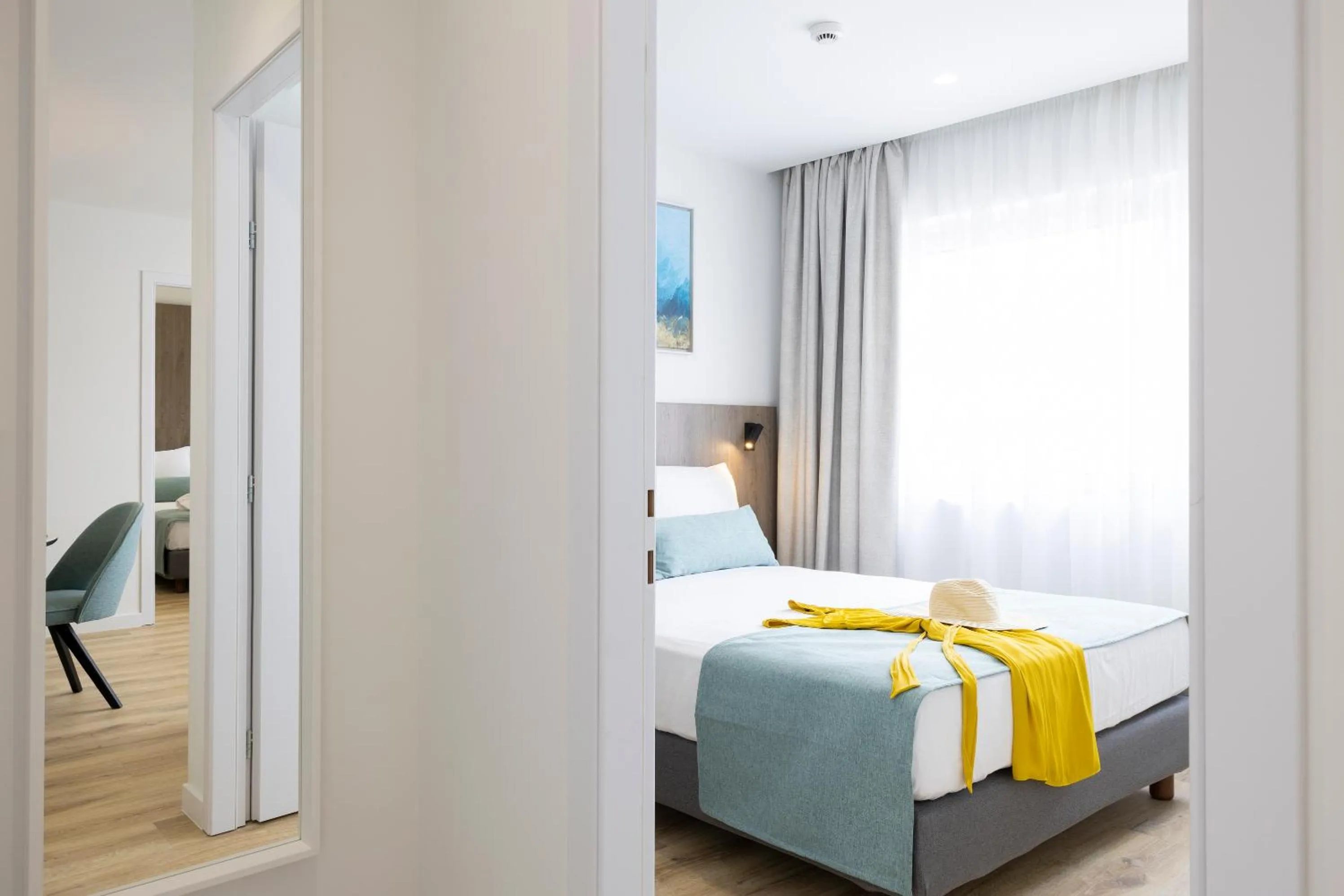 Bedroom, Bed in Hestia - Asklipiou 9