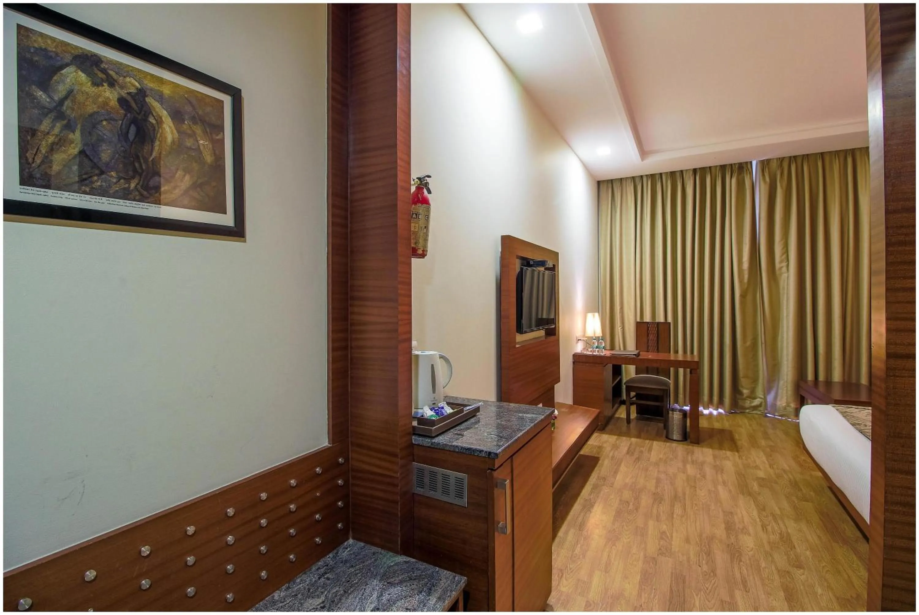 Photo of the whole room, Bed in The Nikunj Hotels