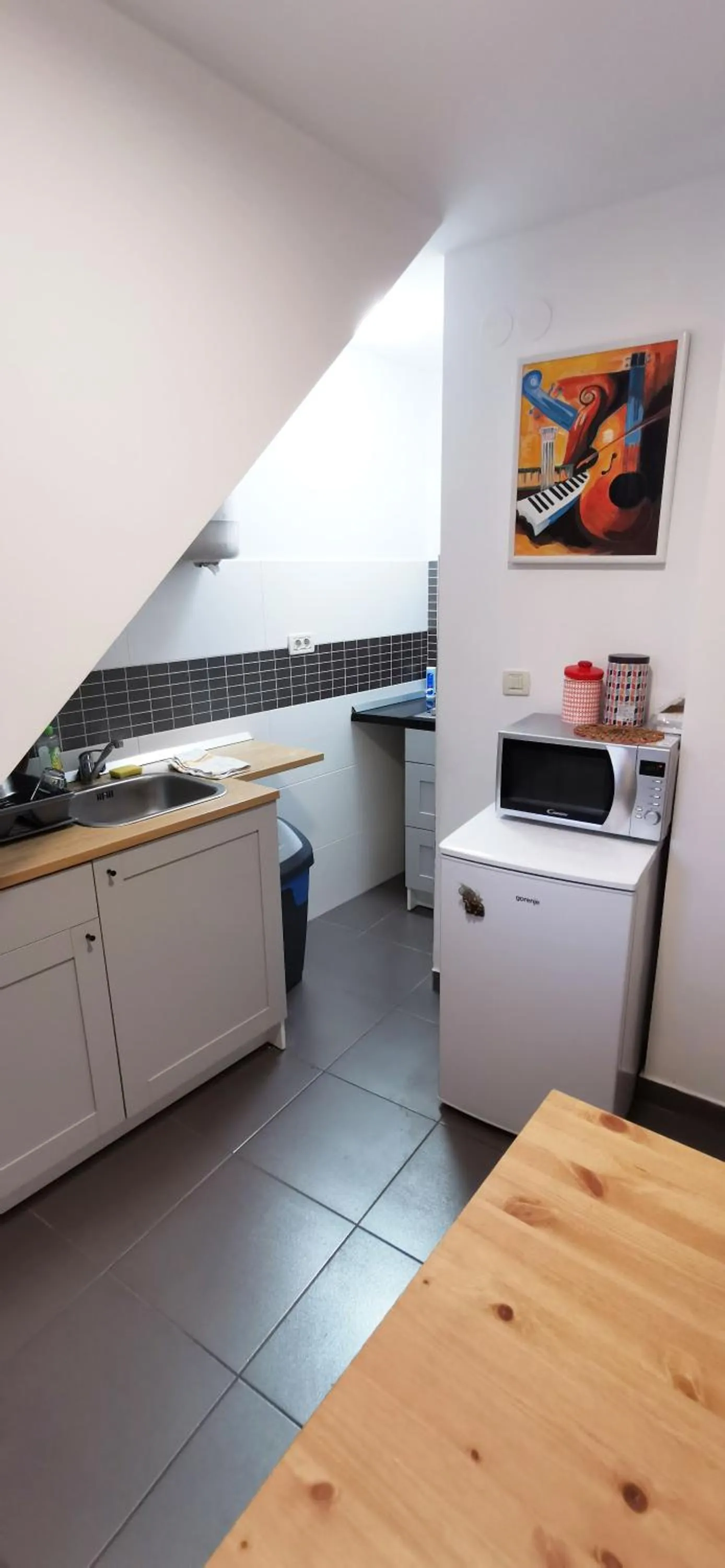 Kitchen or kitchenette in Croparadise Hostel