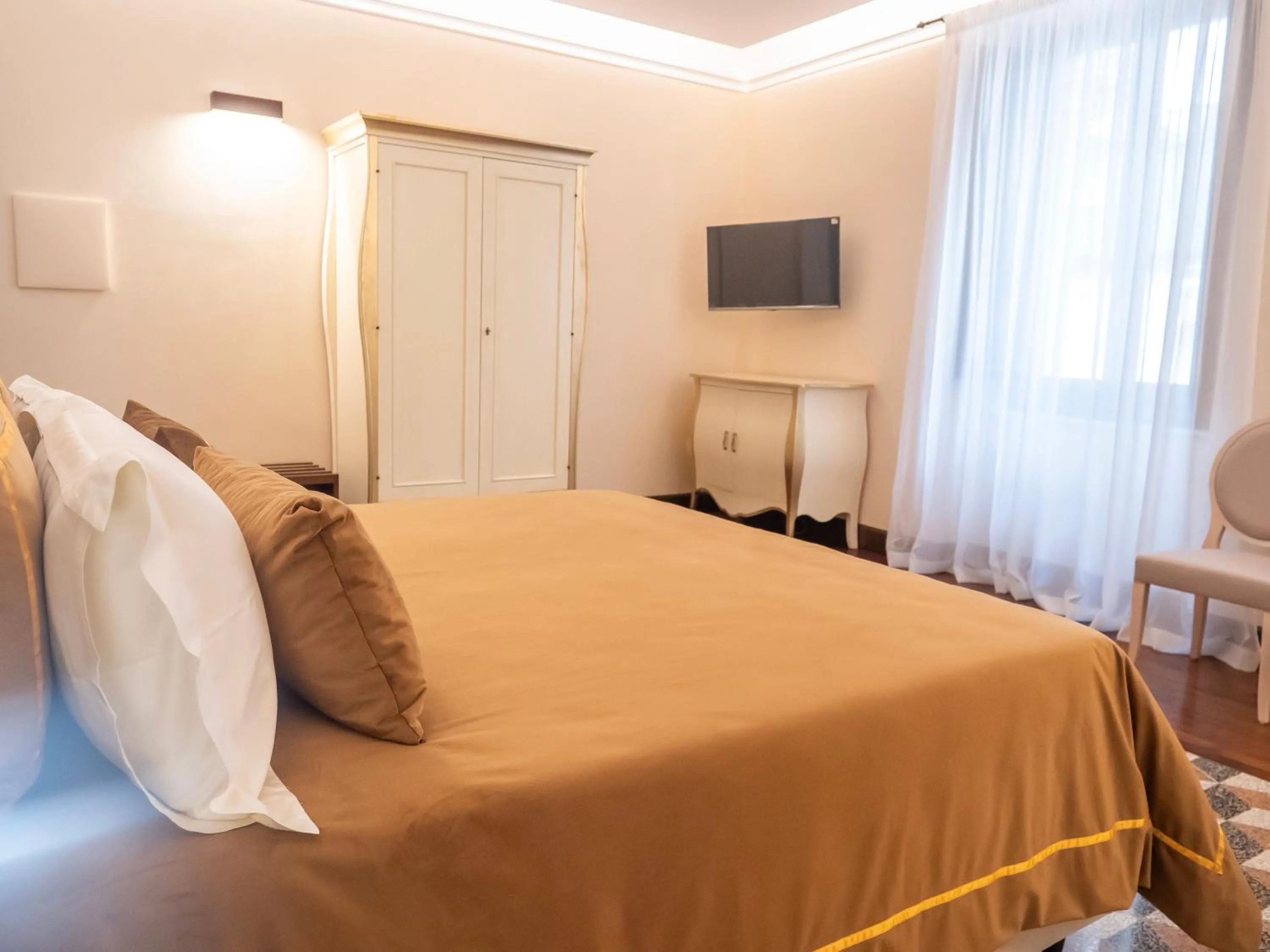 Bed in Villa Alliata di Pietratagliata