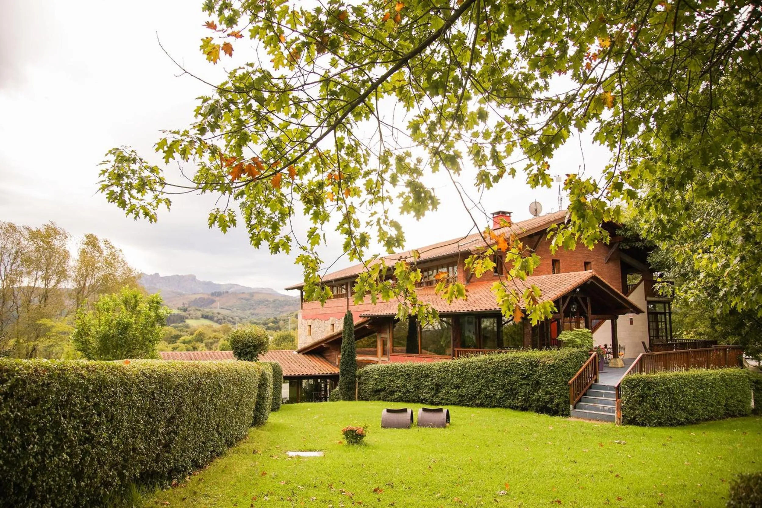 Garden view in Usategieta