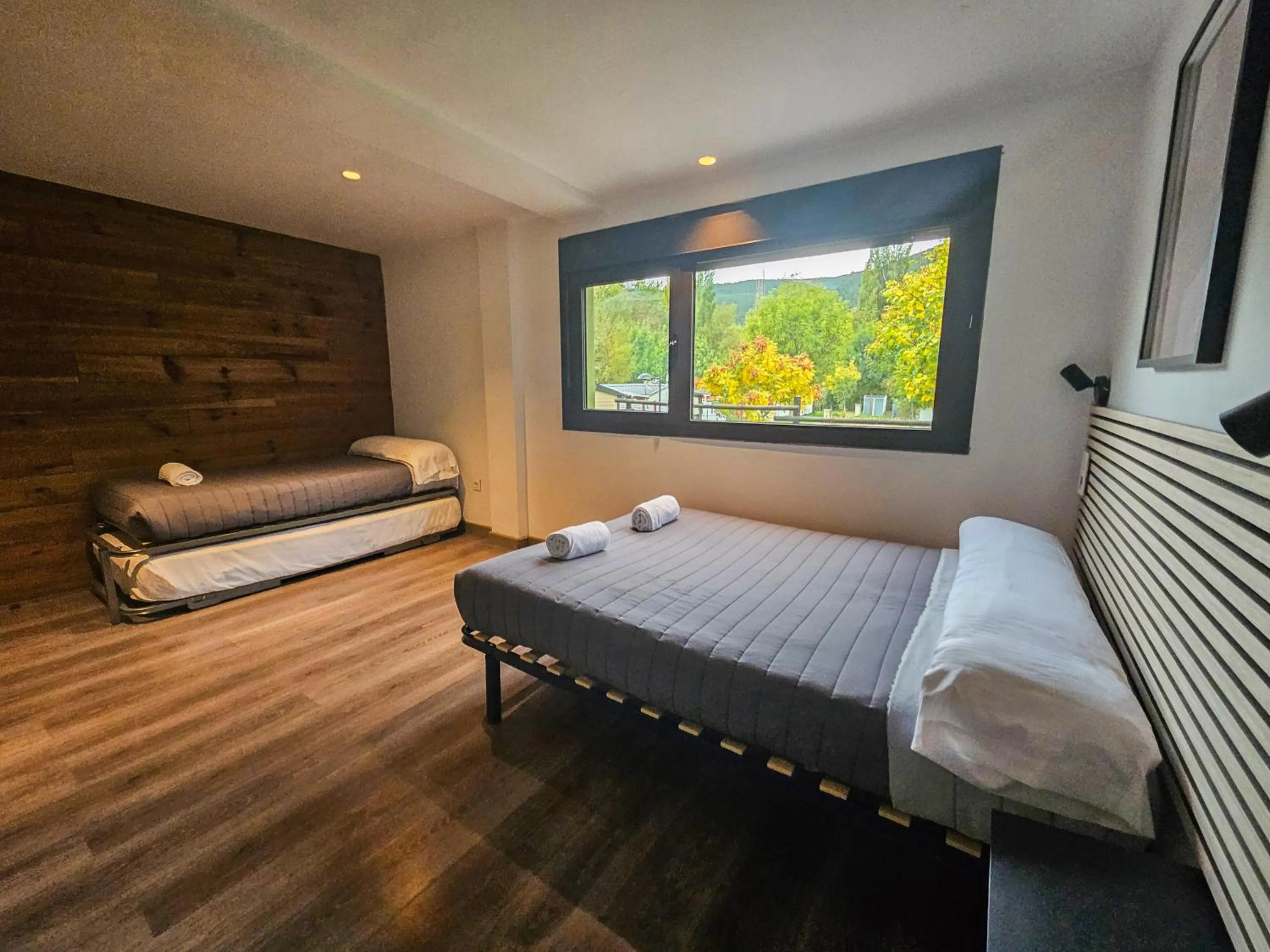 Bed in SOLOPUENT Hotel Rural