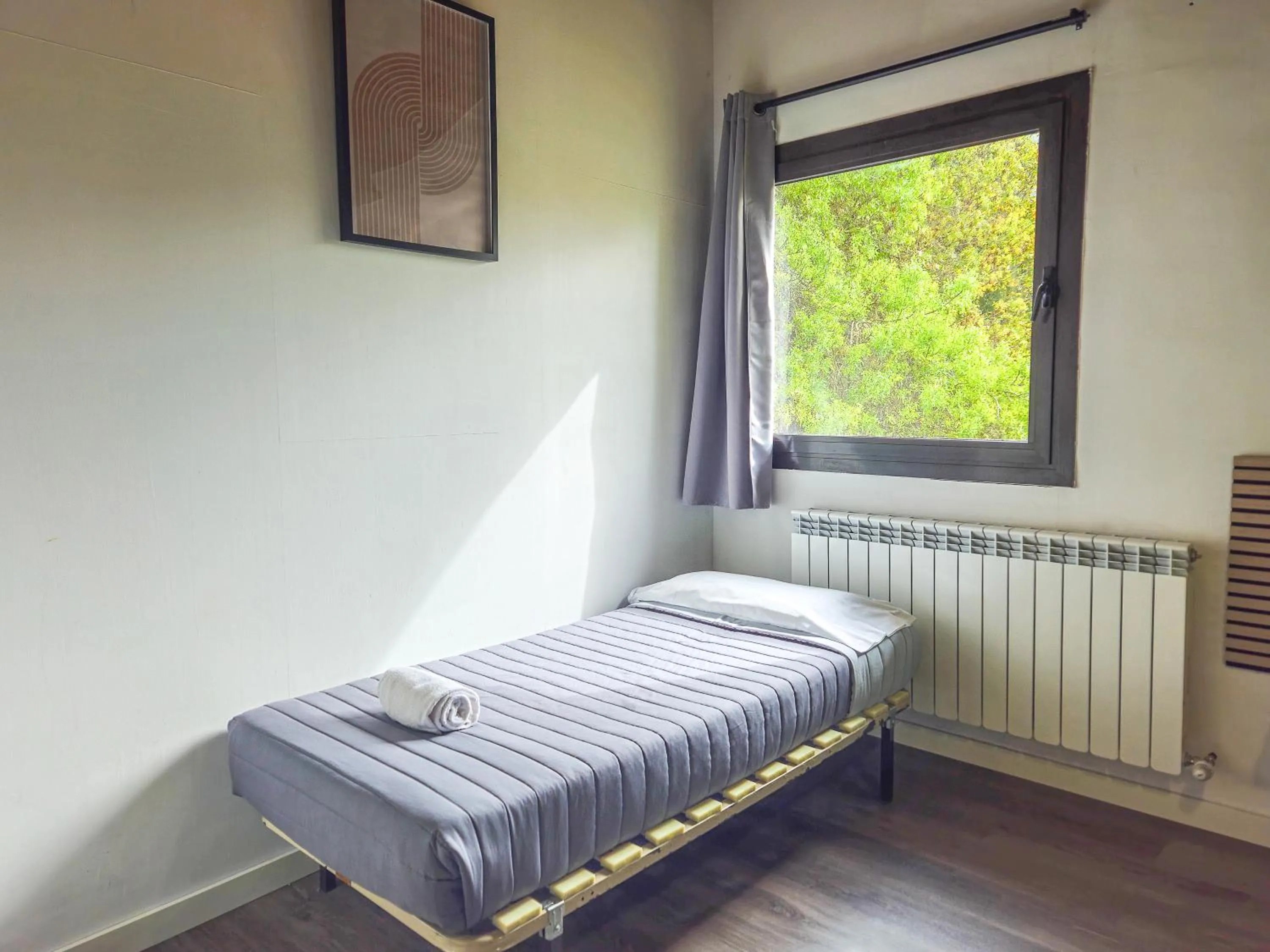 Bed in SOLOPUENT Hotel Rural