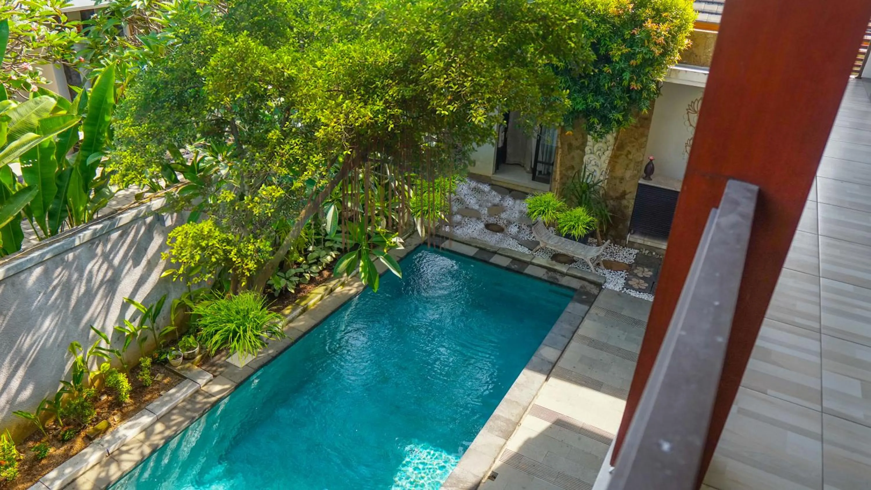 Patio in Dirga's House Sanur View by EPS