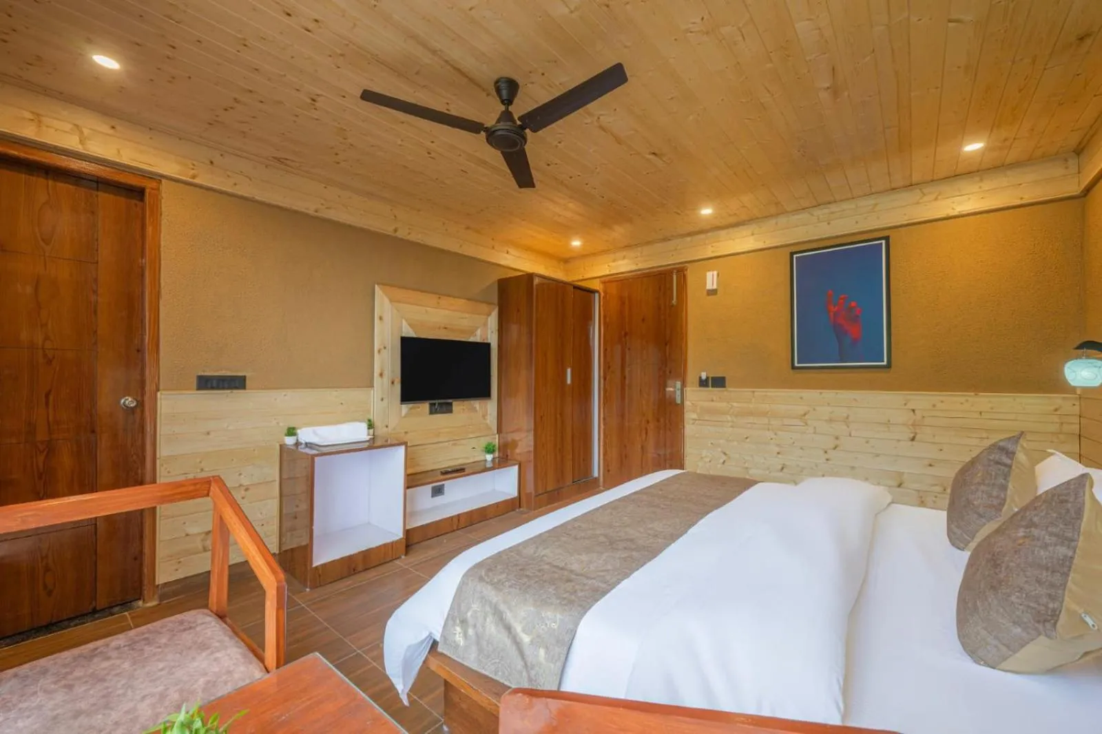 Bed in The Kufri Retreat