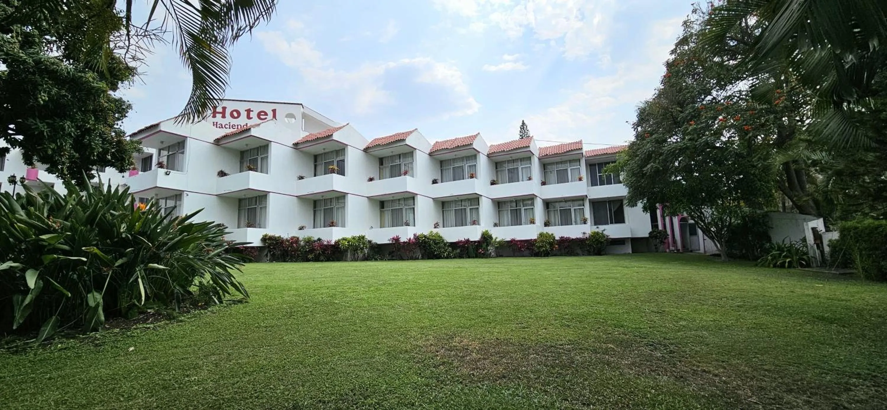 Property building in Hotel Hacienda del Rio Oaxtepec