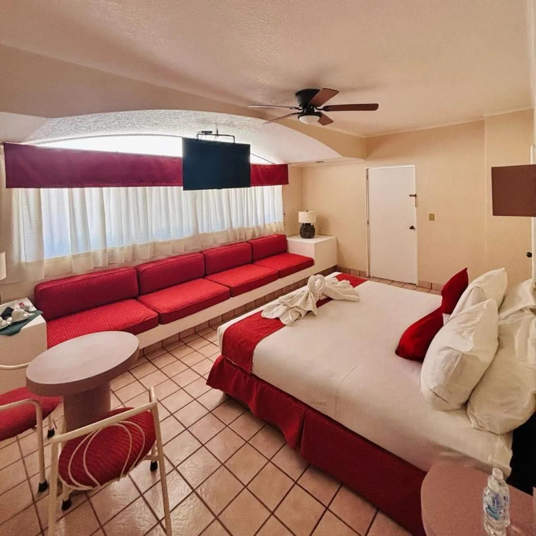 Bed in Hotel Hacienda del Rio Oaxtepec