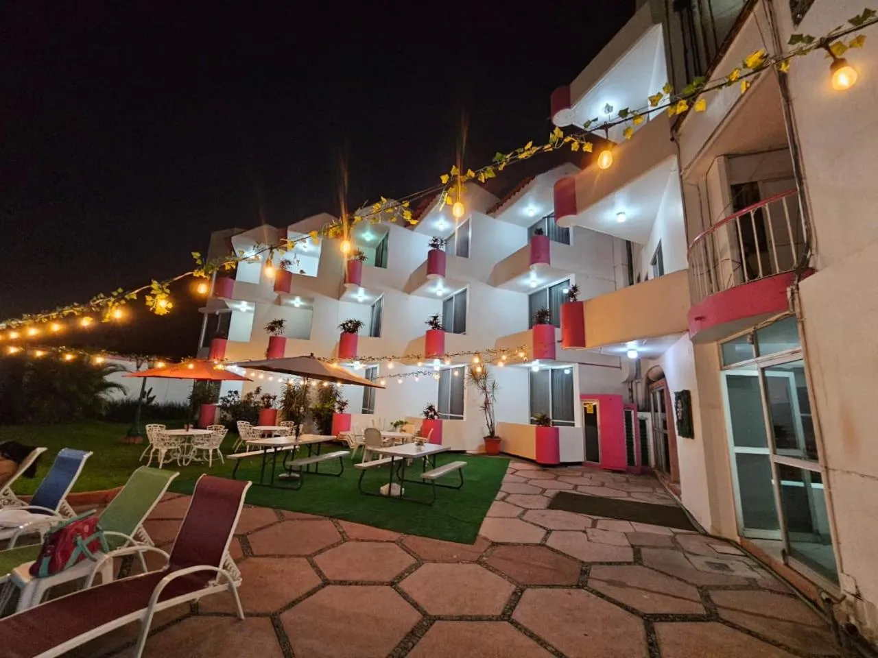 Swimming pool in Hotel Hacienda del Rio Oaxtepec