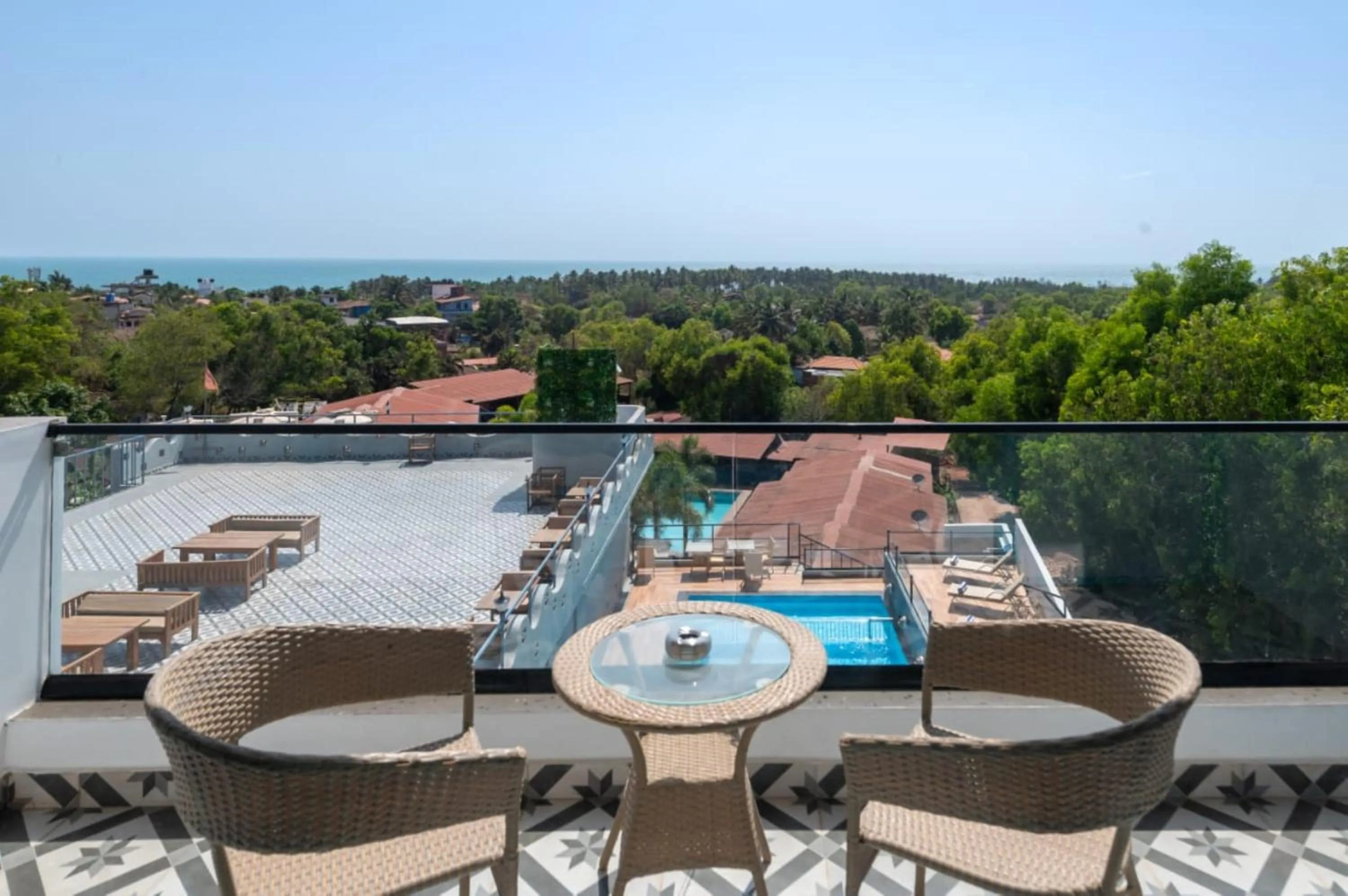 Balcony/Terrace in Grand Continent Morjim