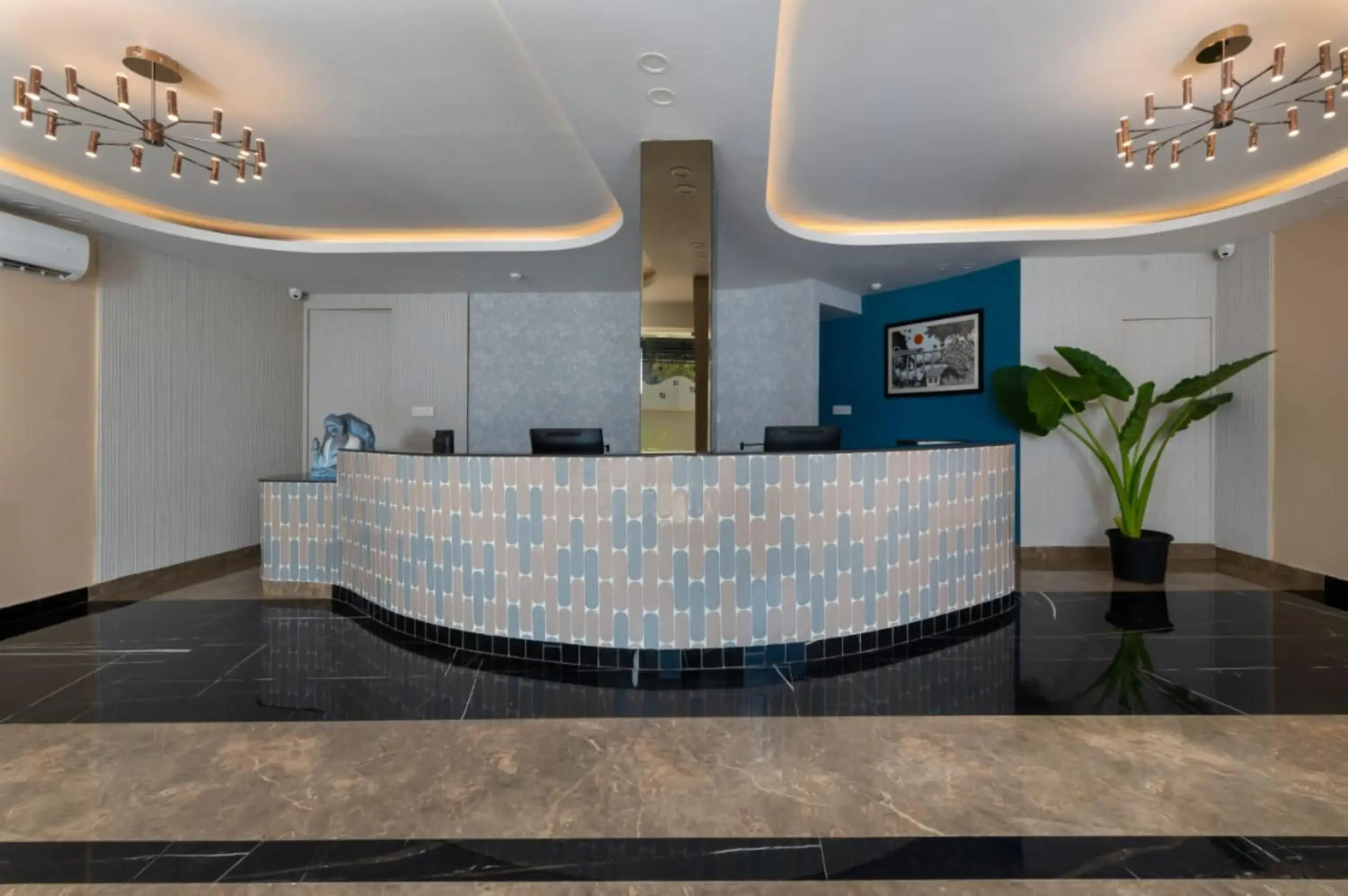 Lobby or reception in Grand Continent Morjim Lobby or reception in Grand Continent Morjim