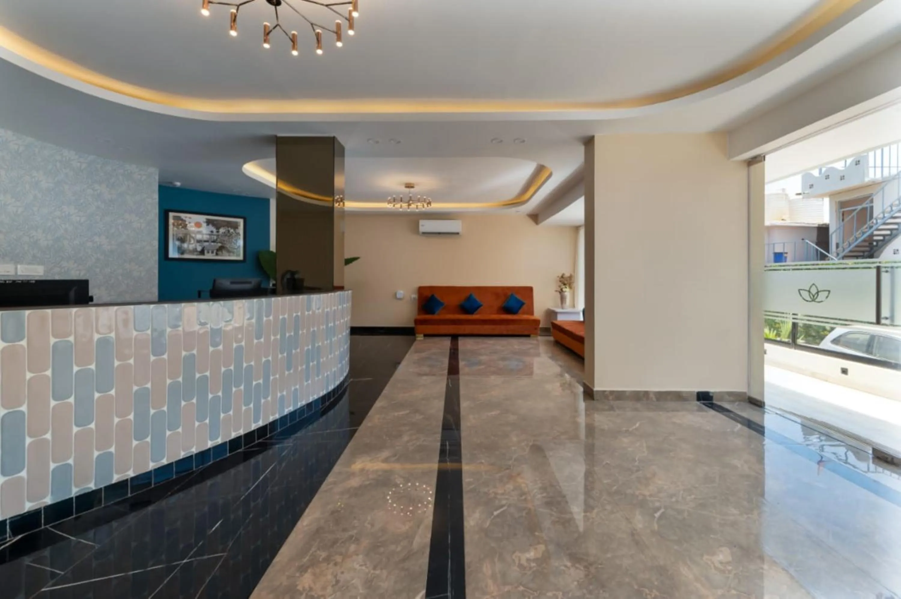 Lobby or reception in Grand Continent Morjim