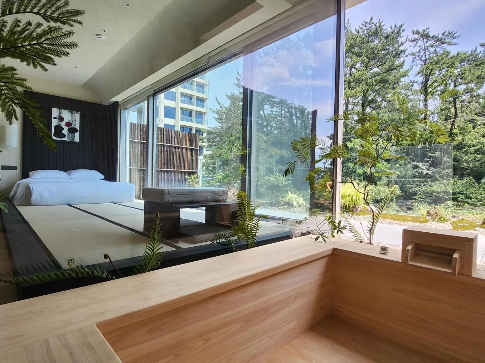 Balcony/Terrace, Bed in Ije Busan