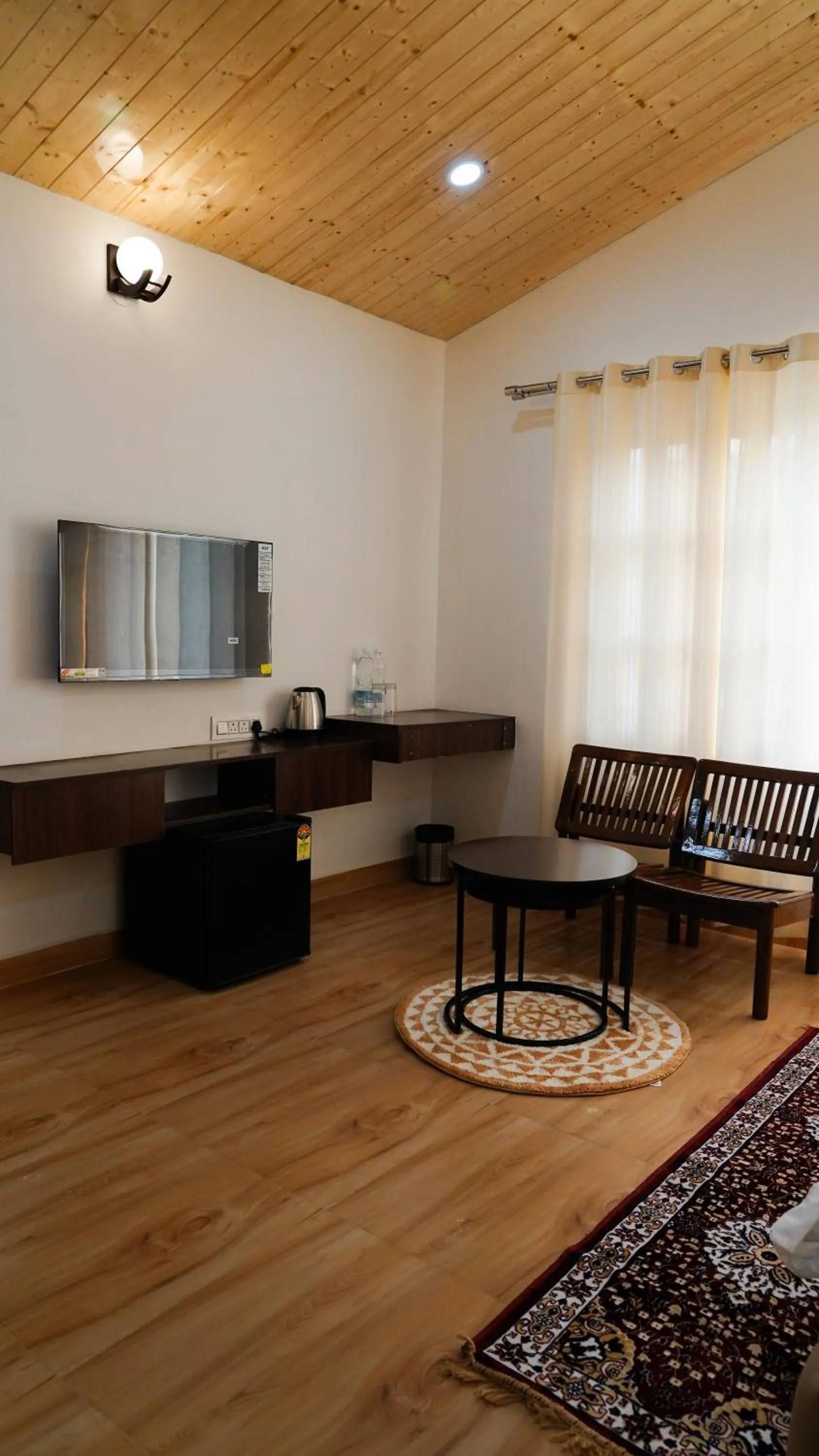 Living room in Saanjh Cottages