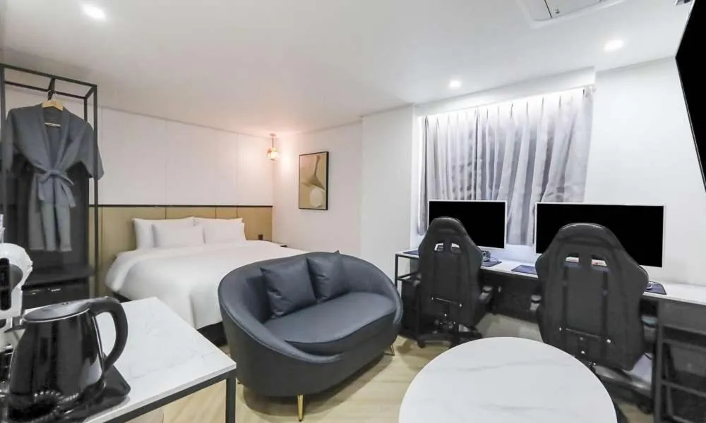 Bed in JECHEON No 25 HOTEL