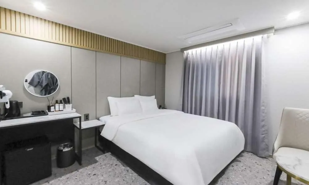 Bed in JECHEON No 25 HOTEL