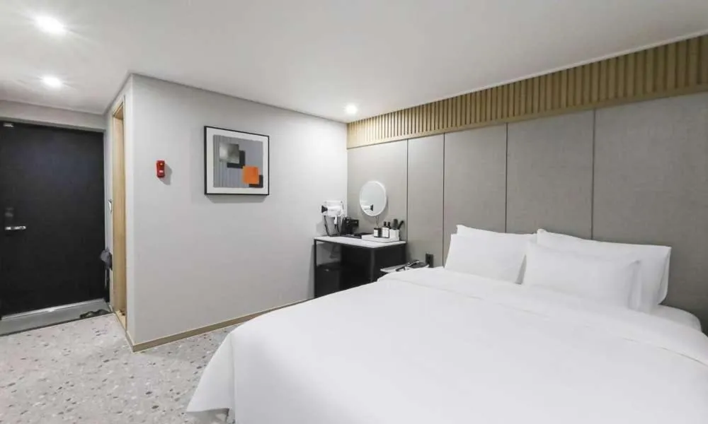 Bed in JECHEON No 25 HOTEL