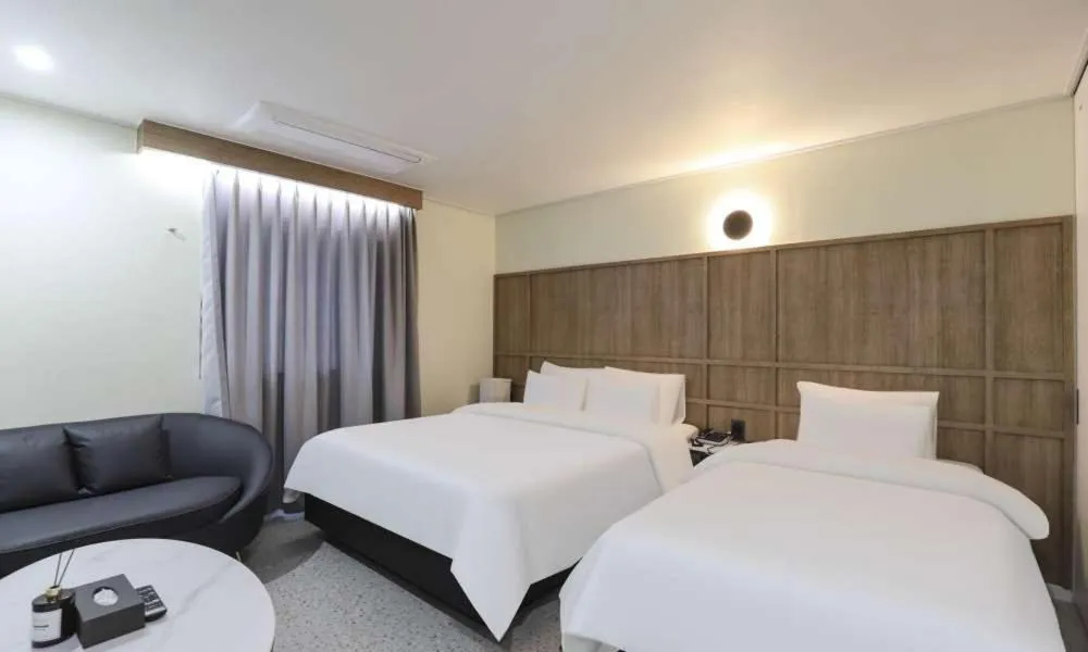 Bed in JECHEON No 25 HOTEL