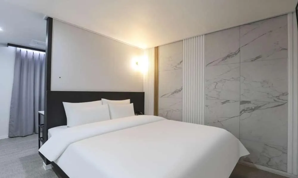 Bed in JECHEON No 25 HOTEL
