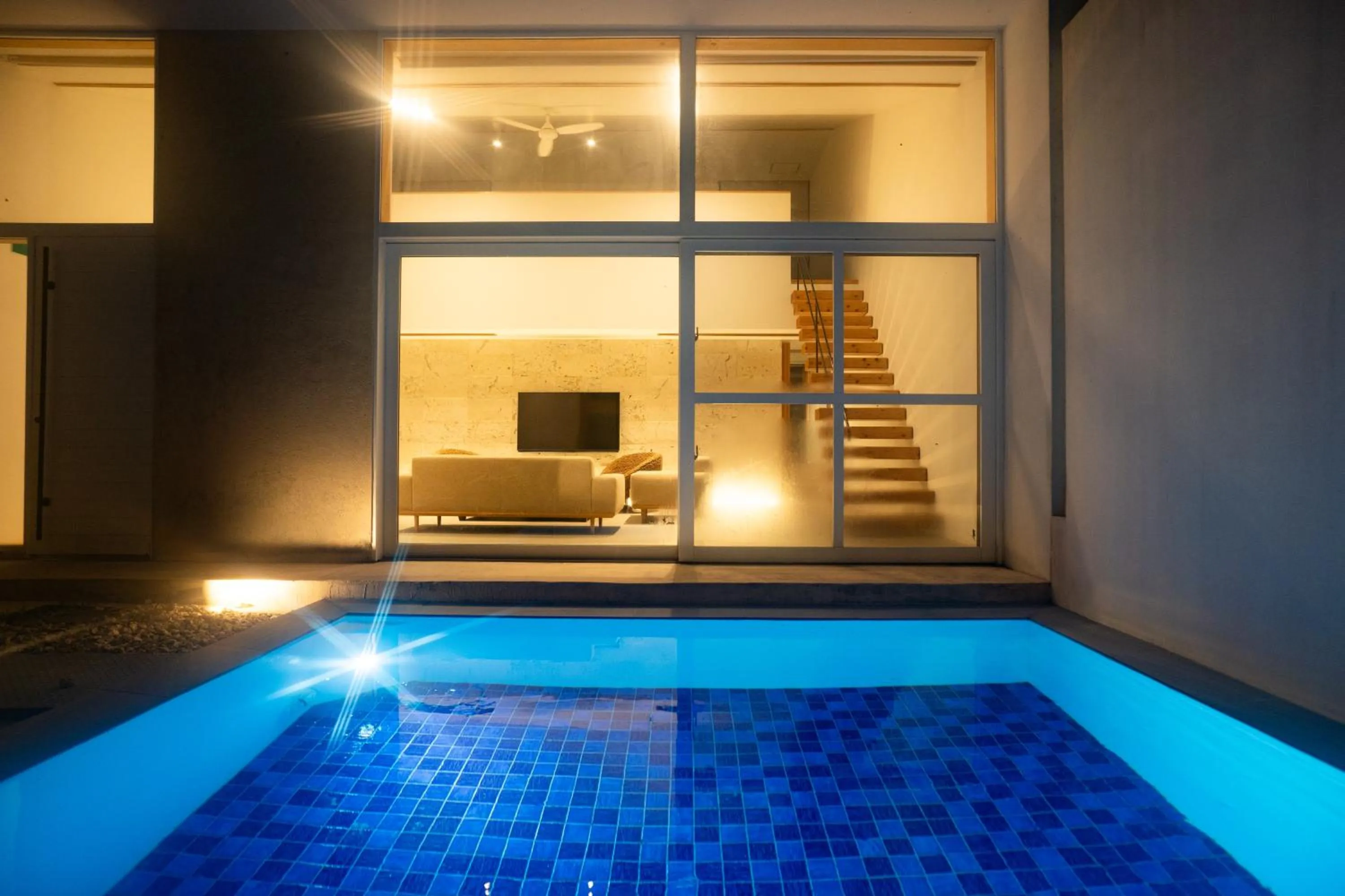 Pool view in Secret Villas by Relapool