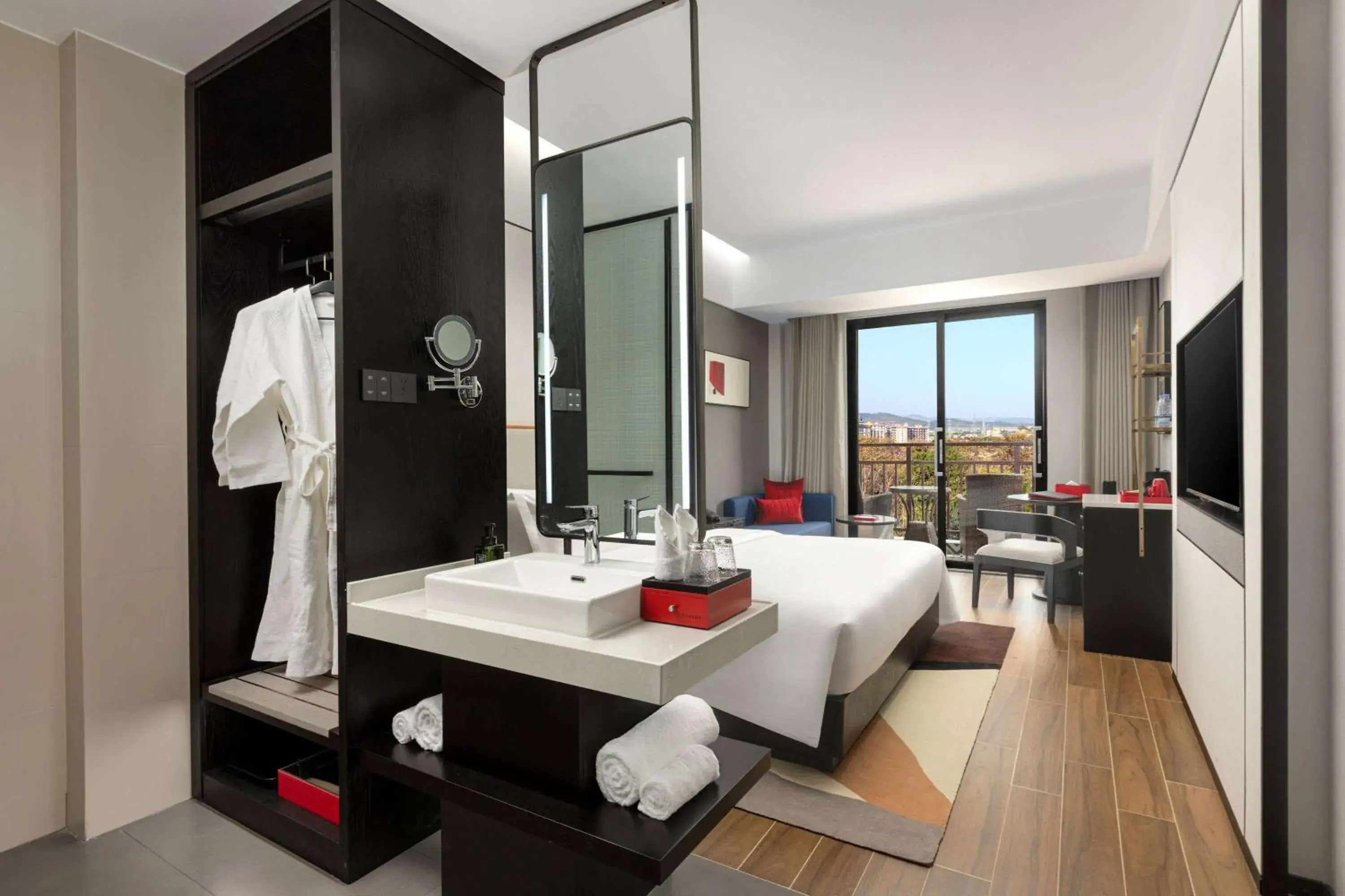 Photo of the whole room, Bed in Ramada by Wyndham Xishuangbanna Jinghong Photo of the whole room, Bed in Ramada by Wyndham Xishuangbanna Jinghong