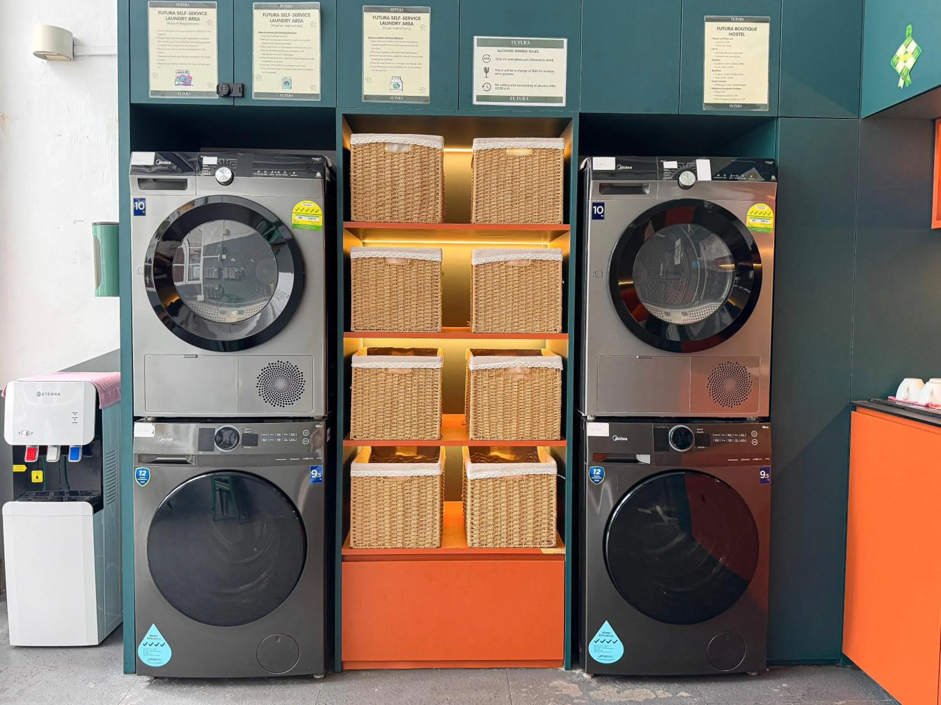 laundry in Futura Boutique Hostel