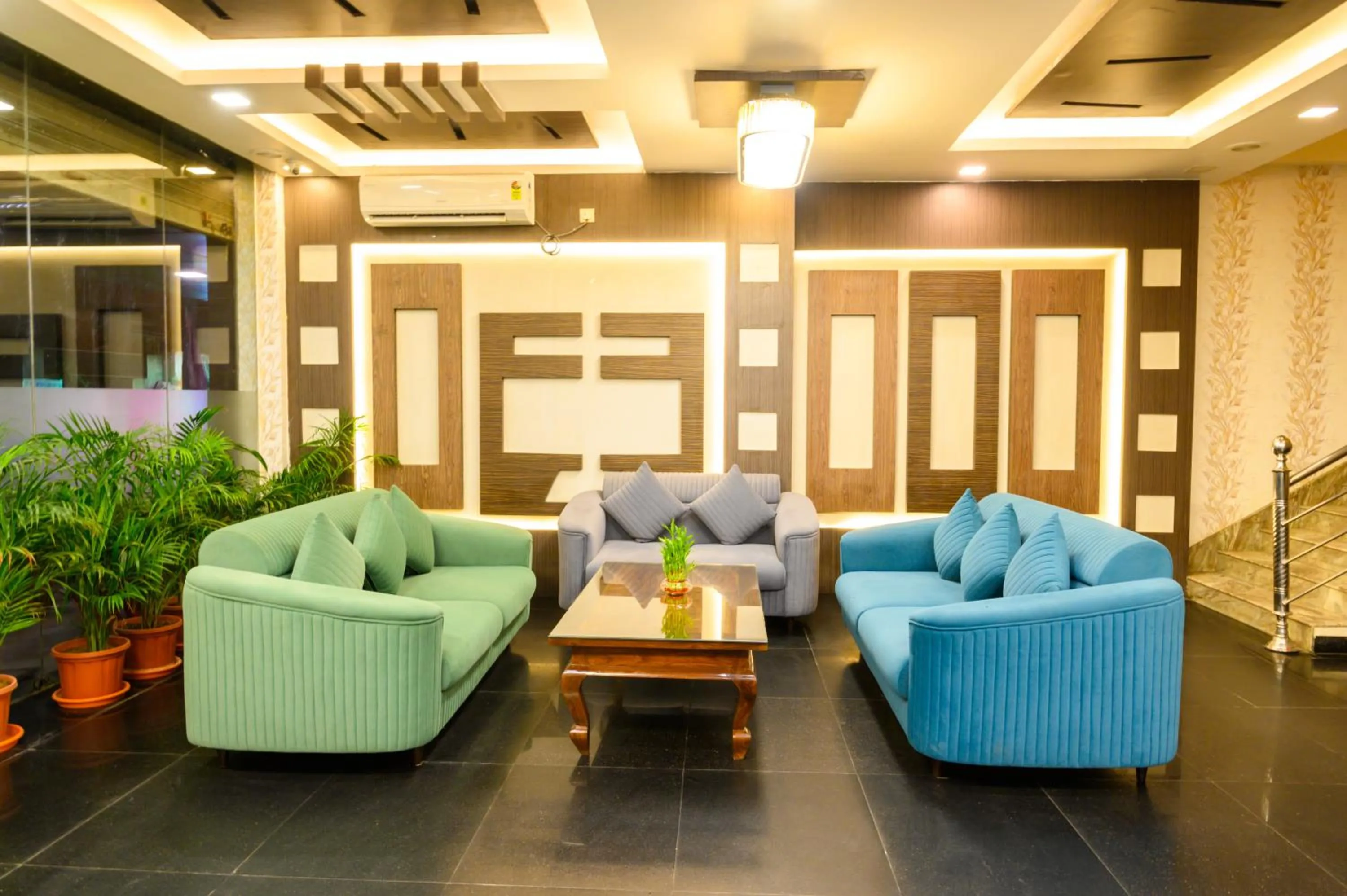 Seating area in Biznotel by Pride, Deoghar