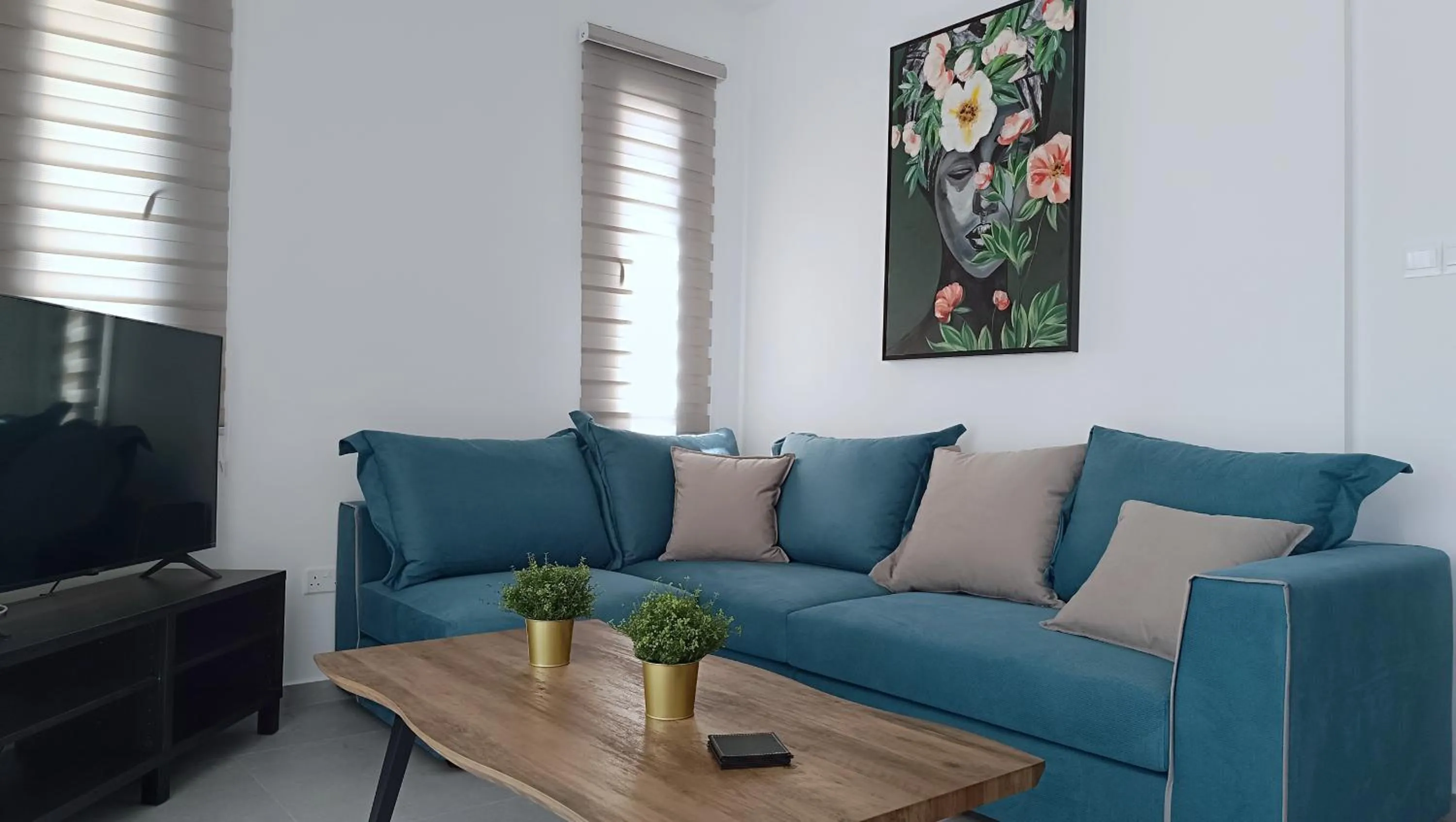 Living room in Larvella Estia Luxury Suites
