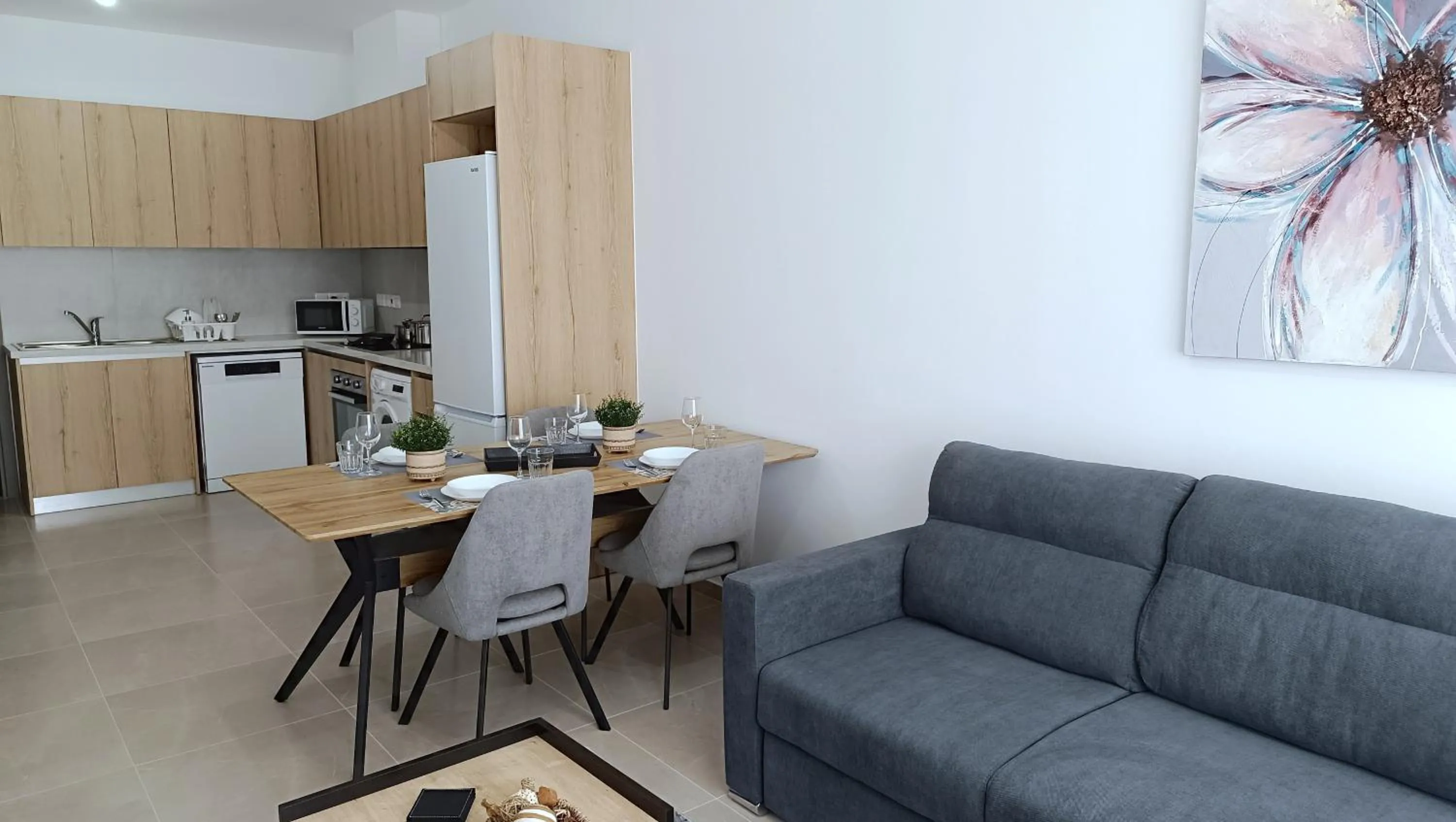 Living room in Larvella Estia Luxury Suites