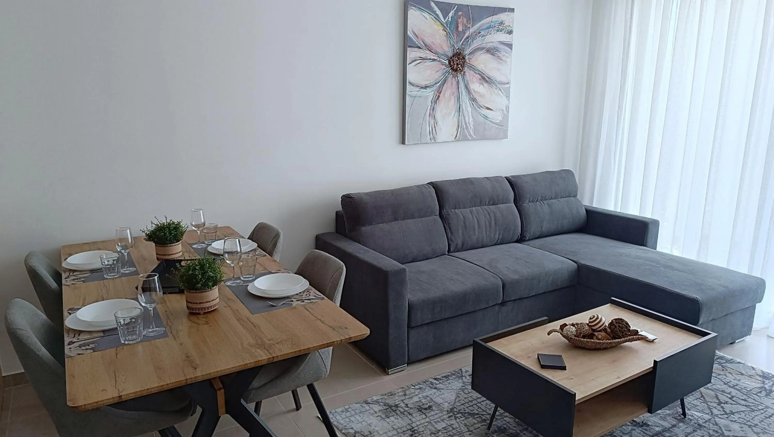 Living room in Larvella Estia Luxury Suites