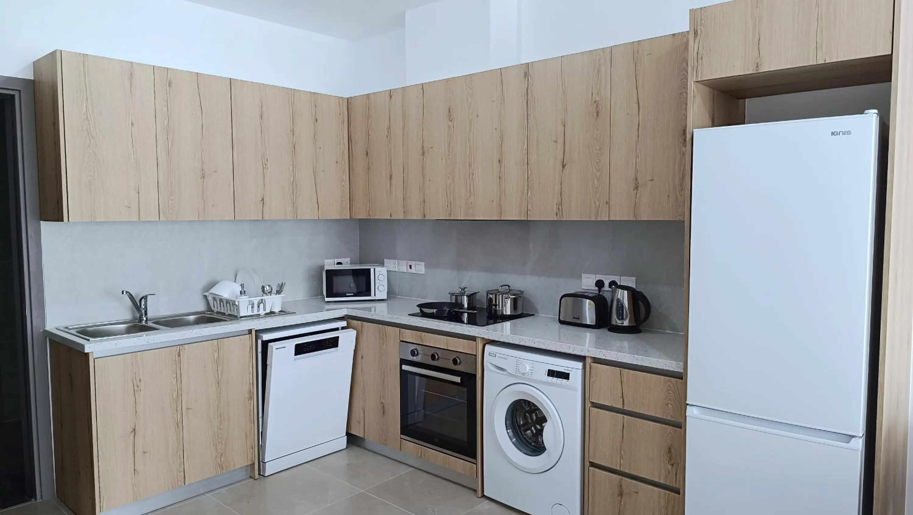 kitchen in Larvella Estia Luxury Suites