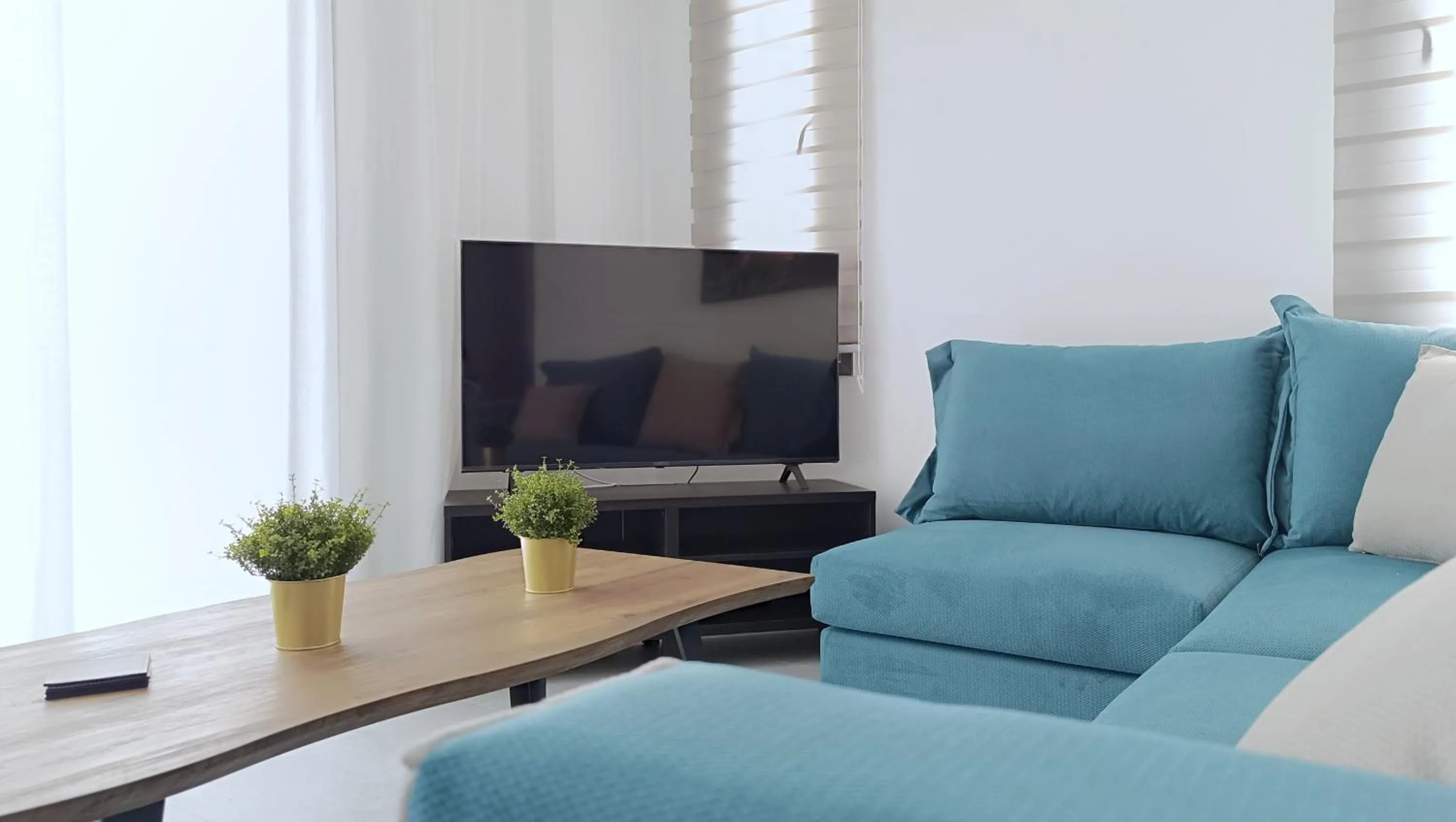 Living room in Larvella Estia Luxury Suites