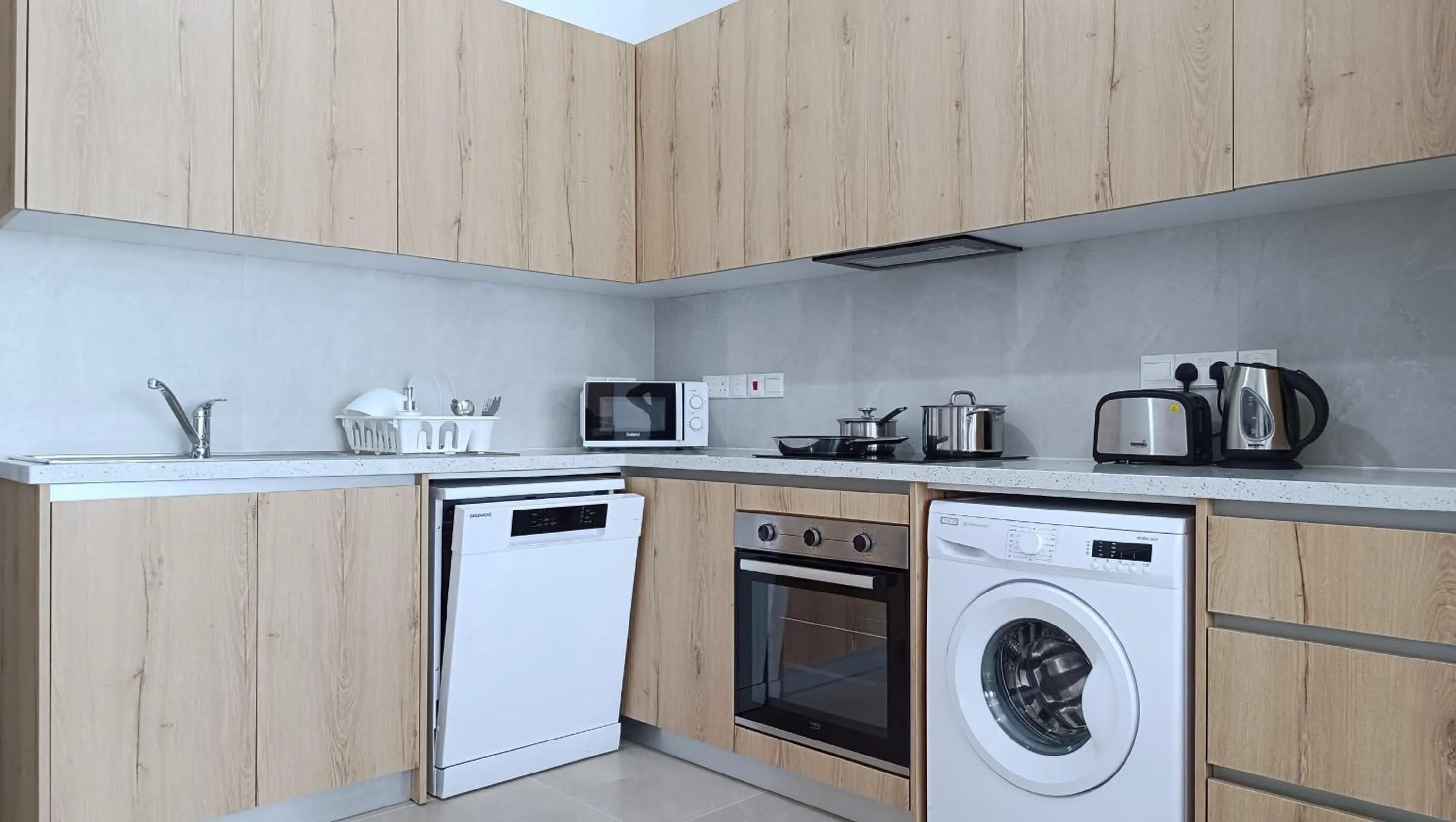 kitchen in Larvella Estia Luxury Suites