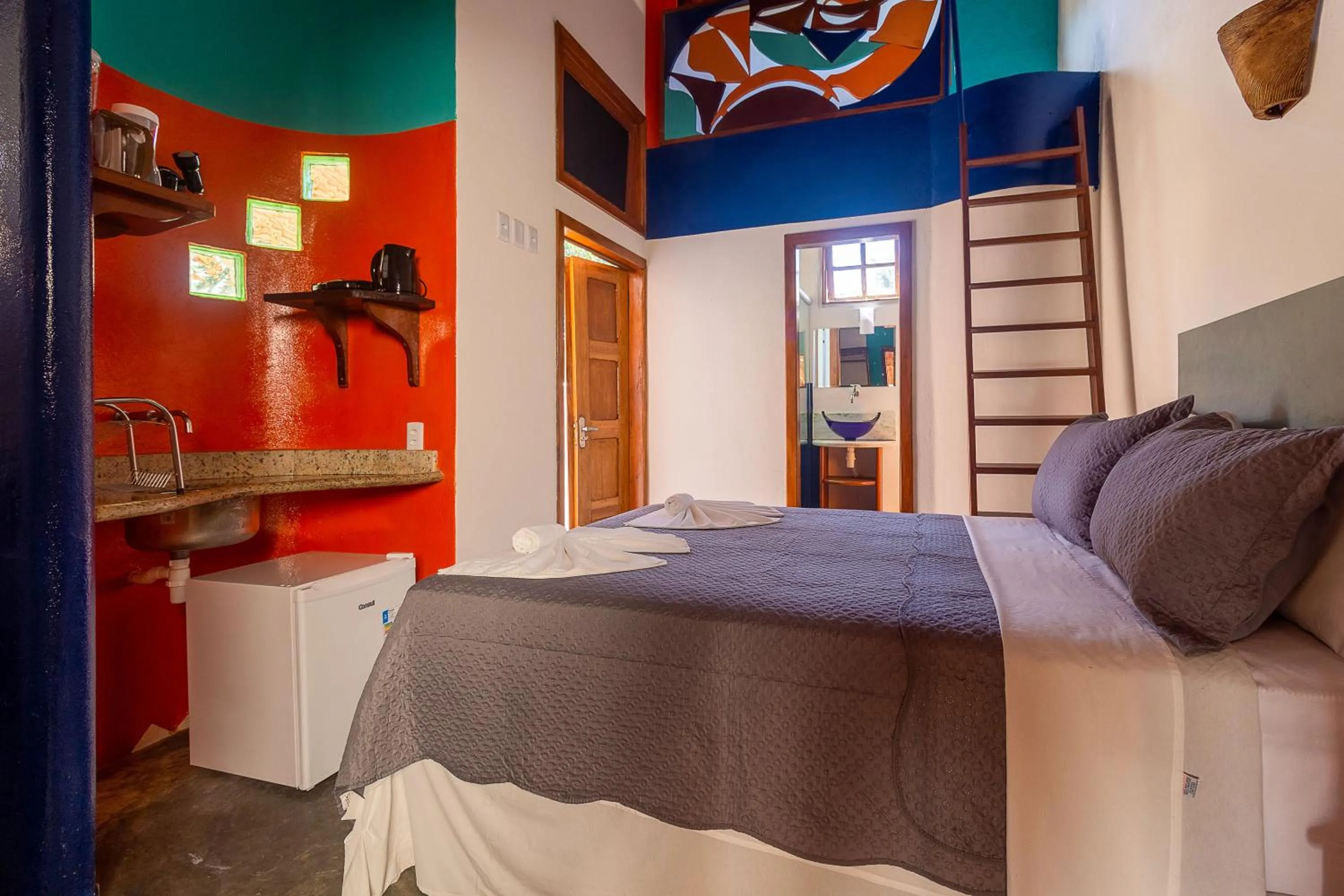 Toilet, Bed in Cavalo Marinho Flats