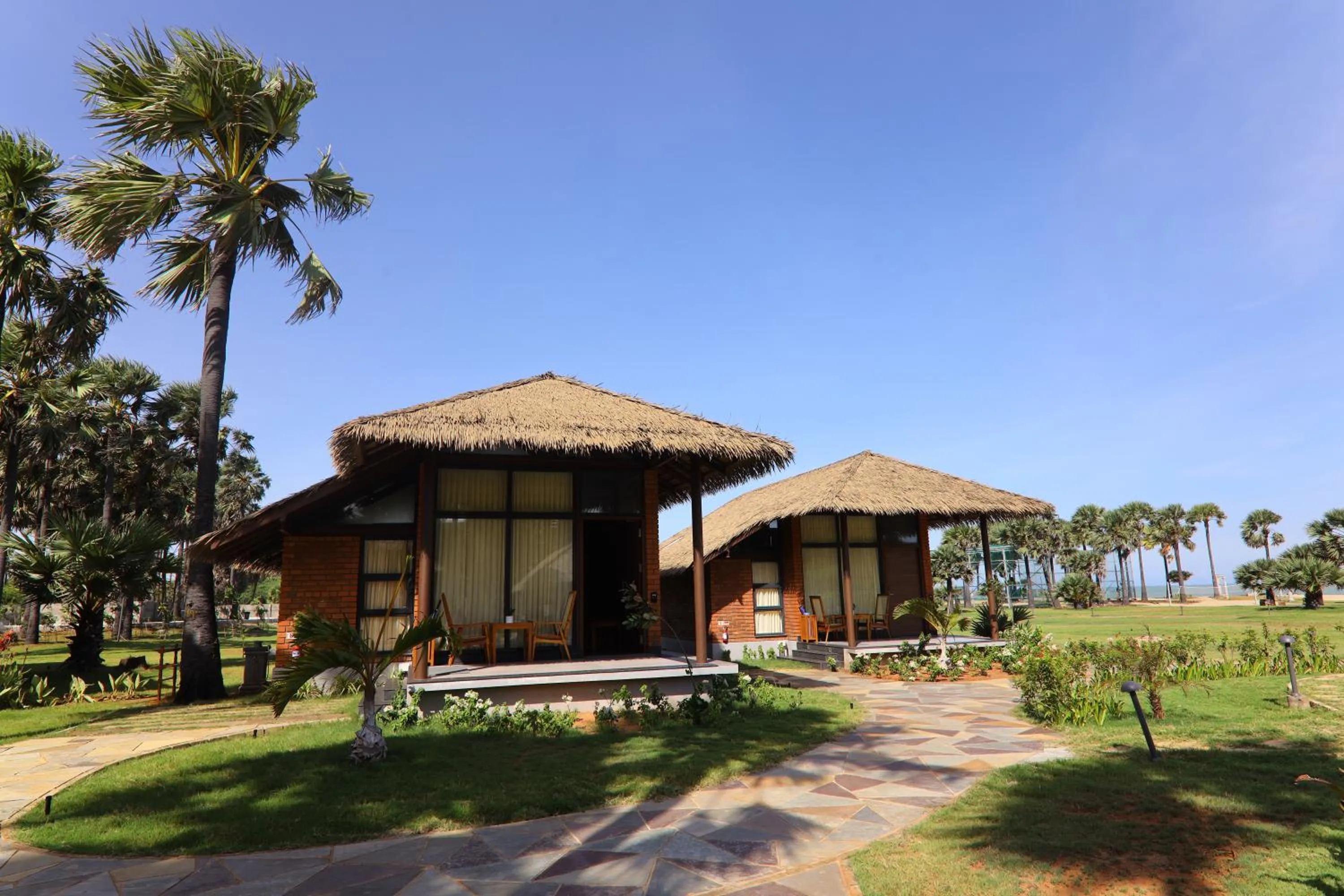 Garden view in LA PALMERA