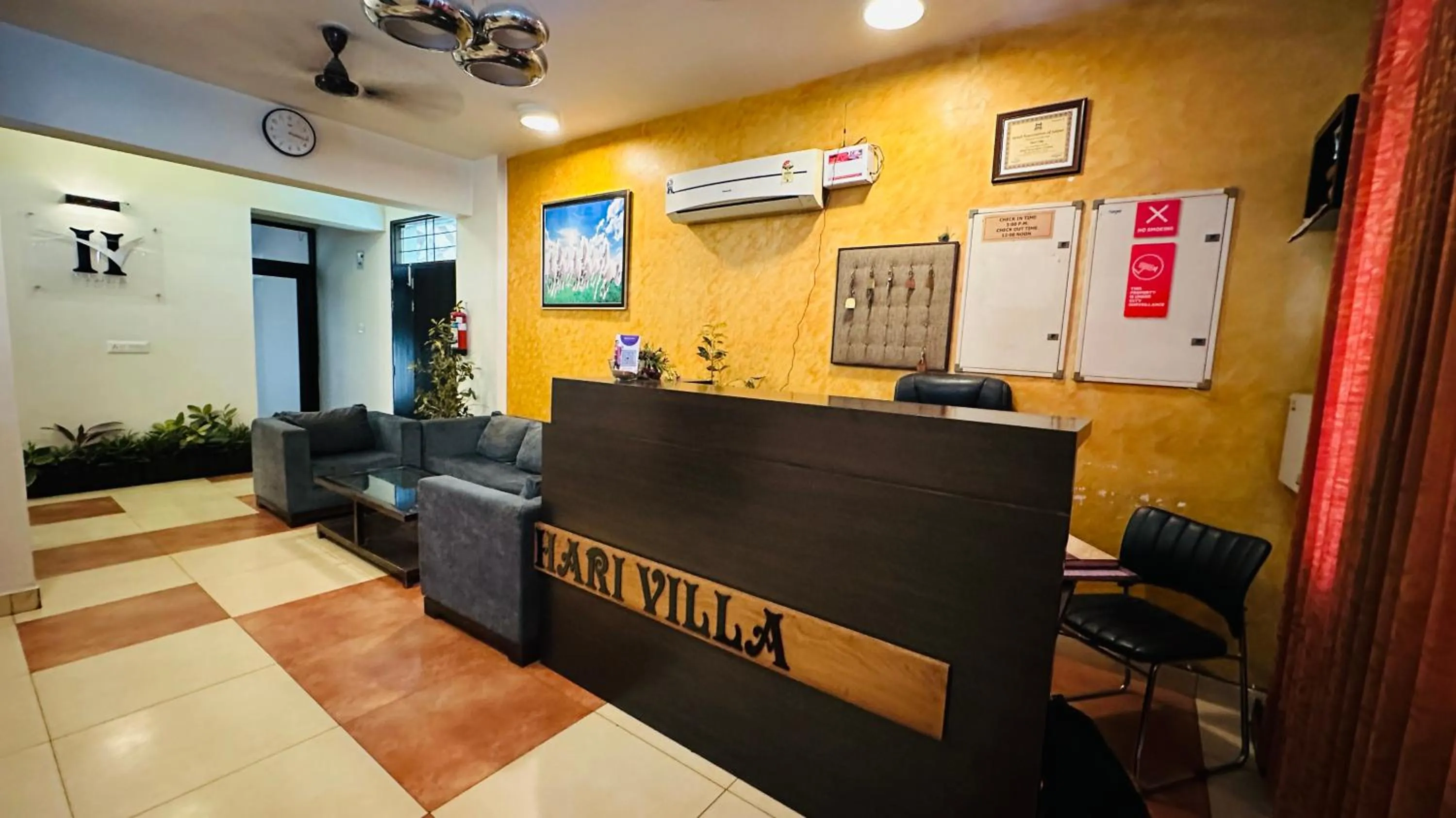 Property logo or sign in Hotel Hari Villa