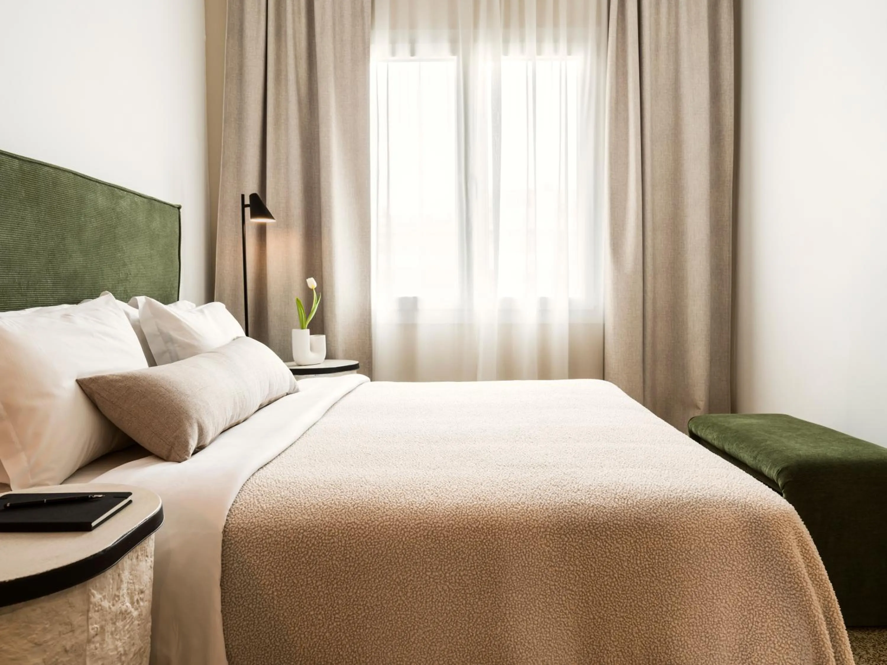 Bed in Anasa Hotel Athens