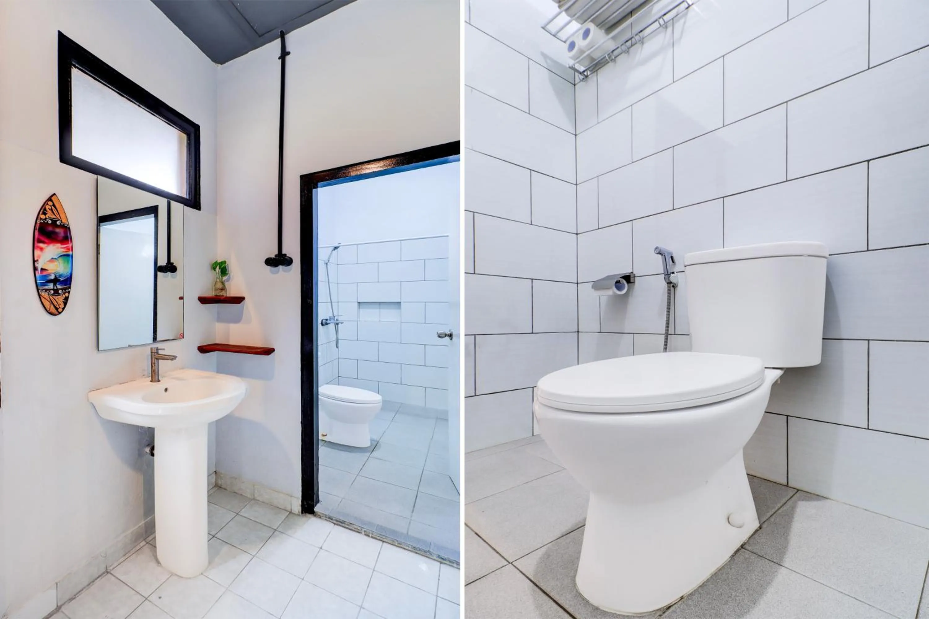 Bathroom in Collection O Legian Near Legian Beach