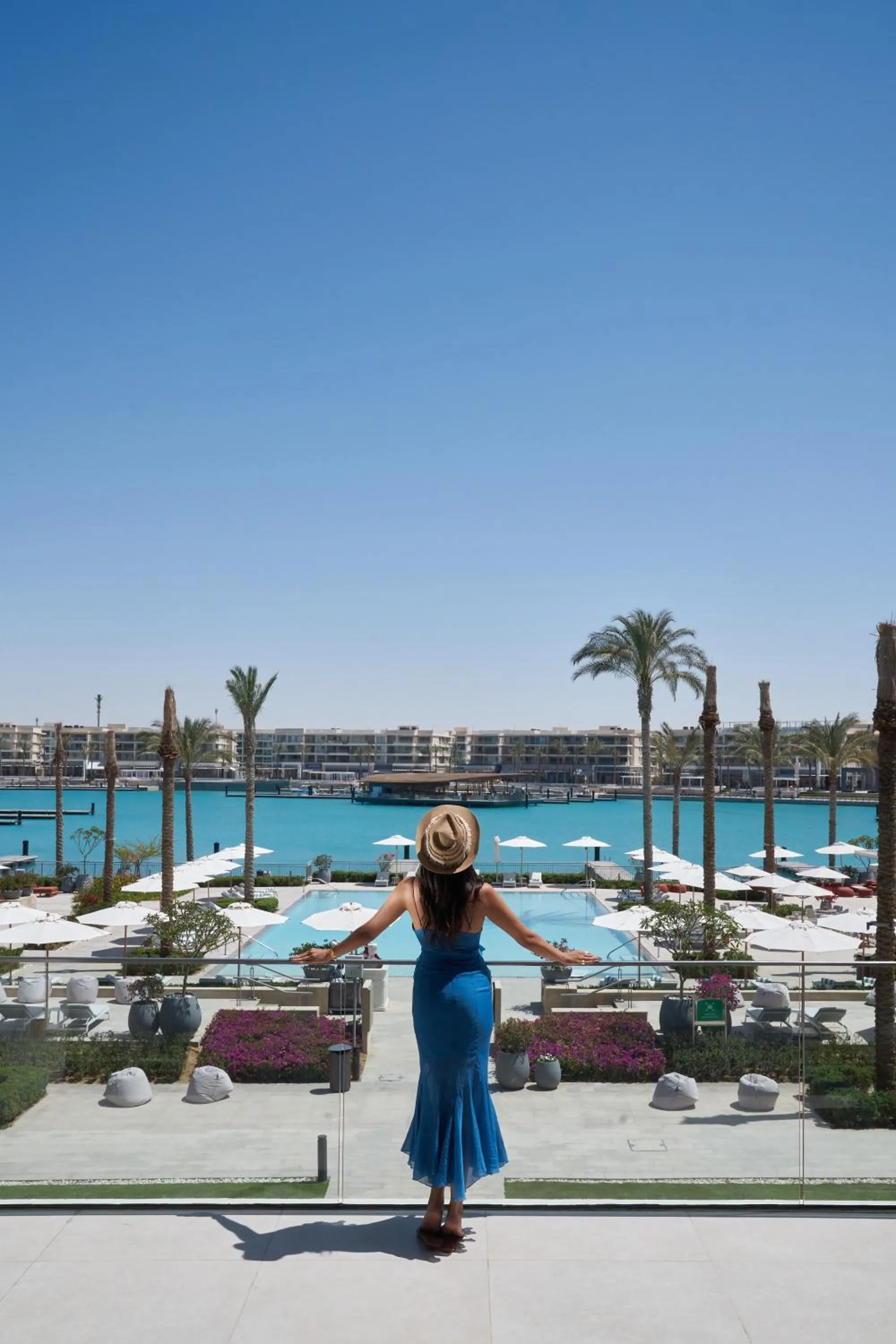 Pool view in Vida Marina Resort Marassi