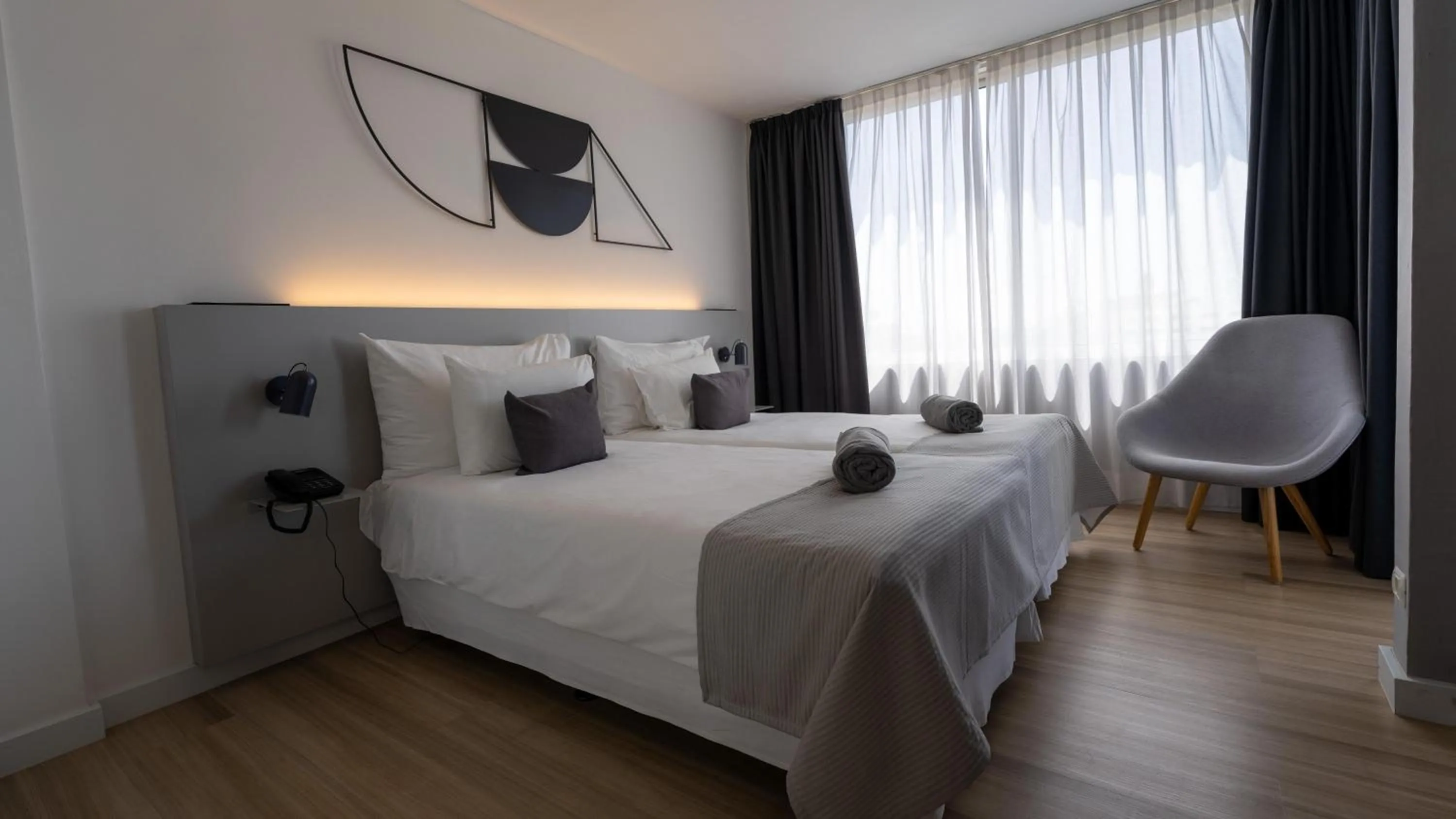 Photo of the whole room, Bed in Coral Suites & Spa - Adults Only