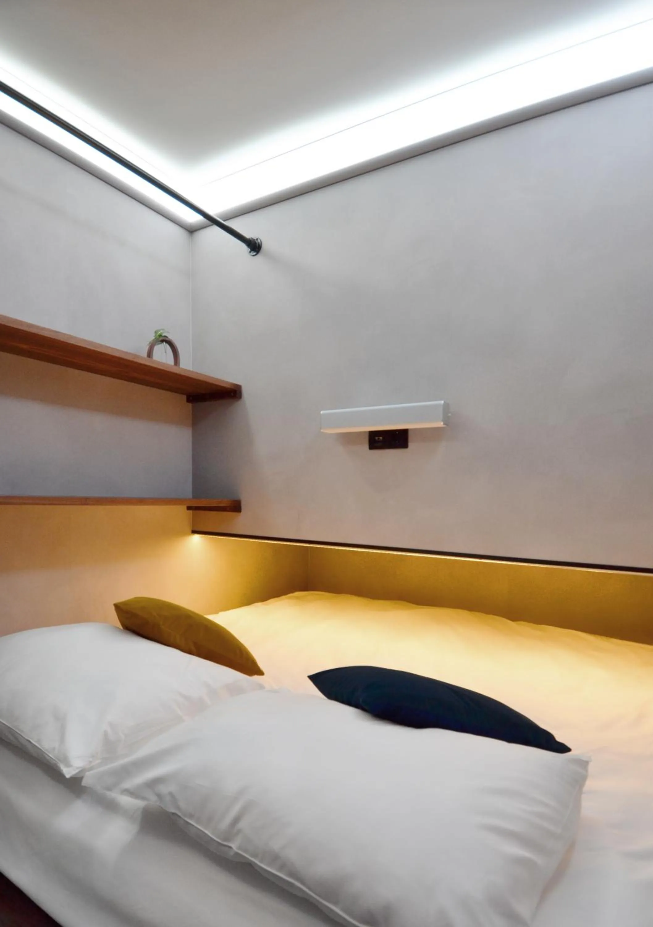 Bed in The Hyve Capsule hostel Amsterdam