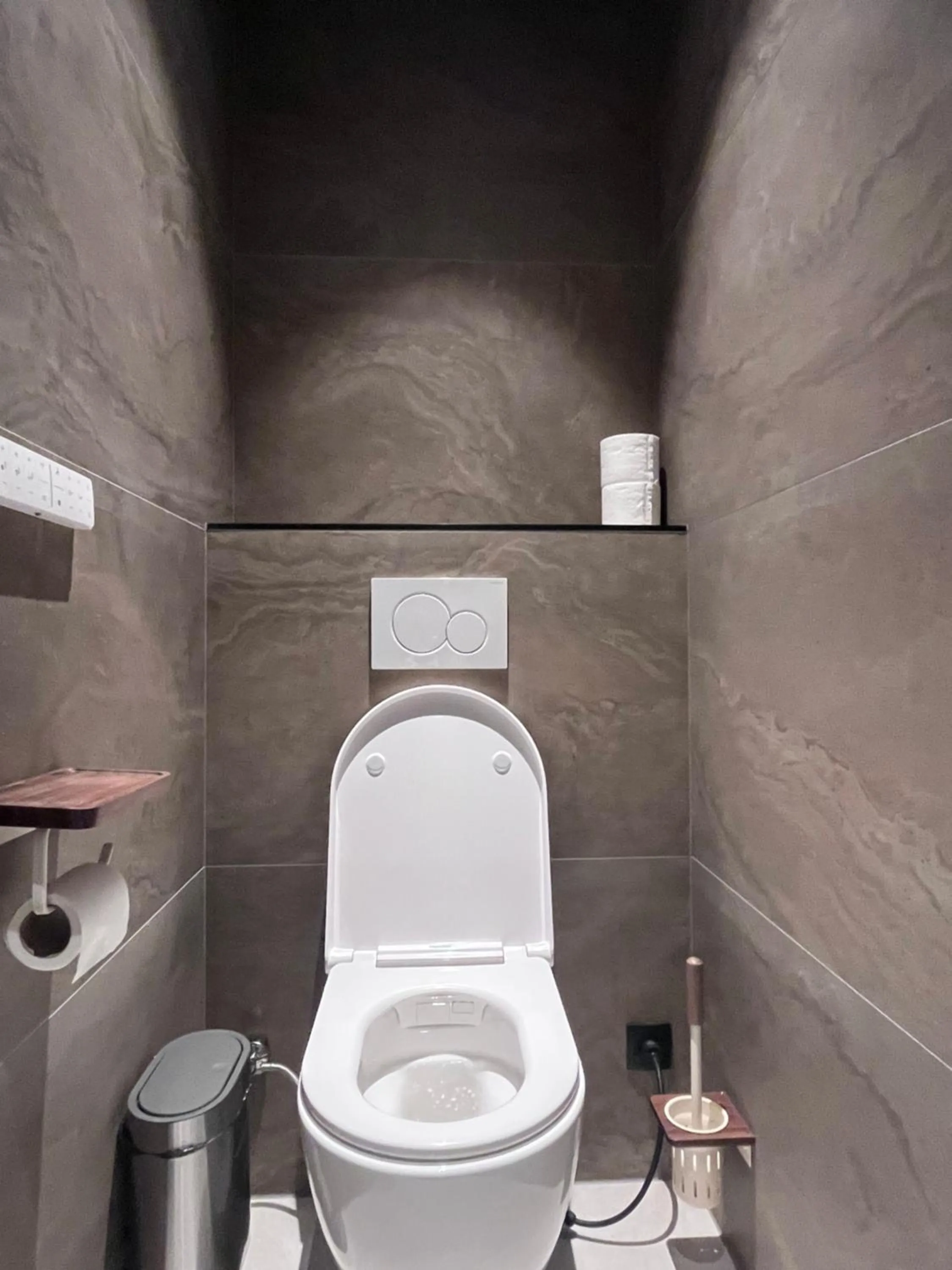 Toilet in The Hyve Capsule hostel Amsterdam