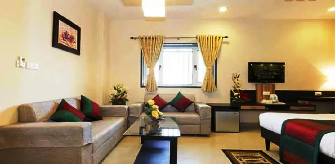 Photo of the whole room in Hotel Siddharth palace