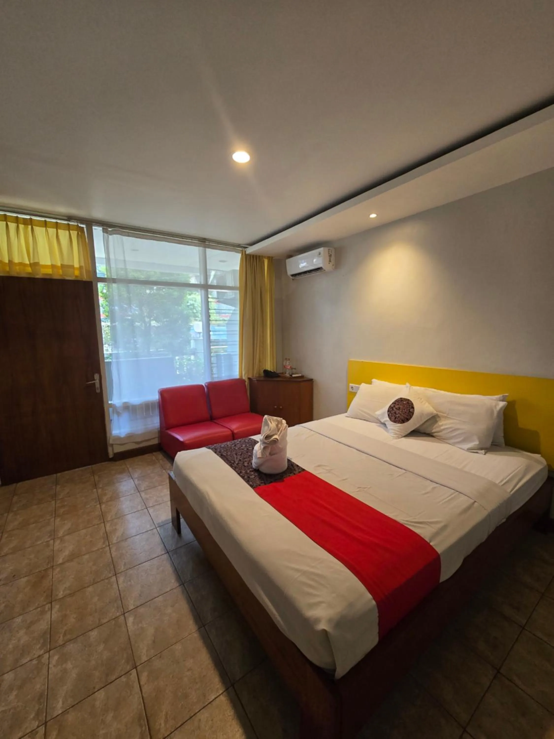 Bed in Kusma Hotel Bandungan Semarang