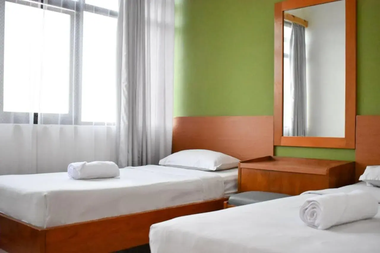 Bed in Kusma Hotel Bandungan Semarang Bed in Kusma Hotel Bandungan Semarang