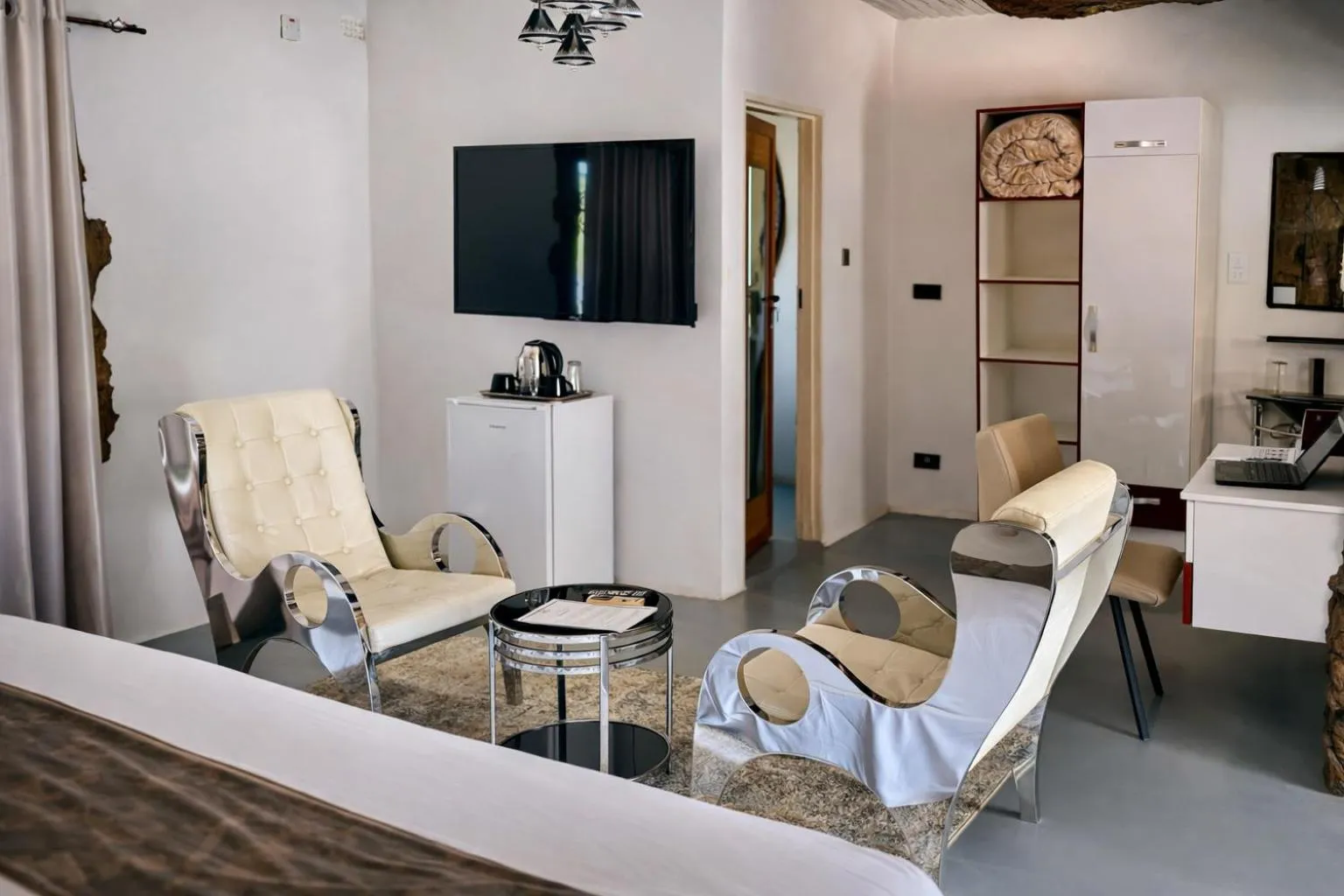 Bed in Rustiek Hotel