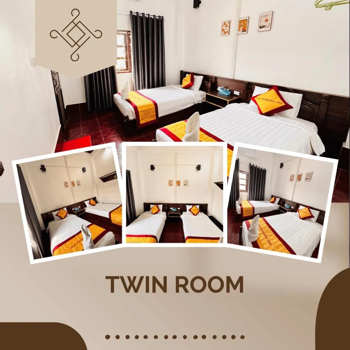 Standard Twin Room in Jungle Backpackers View