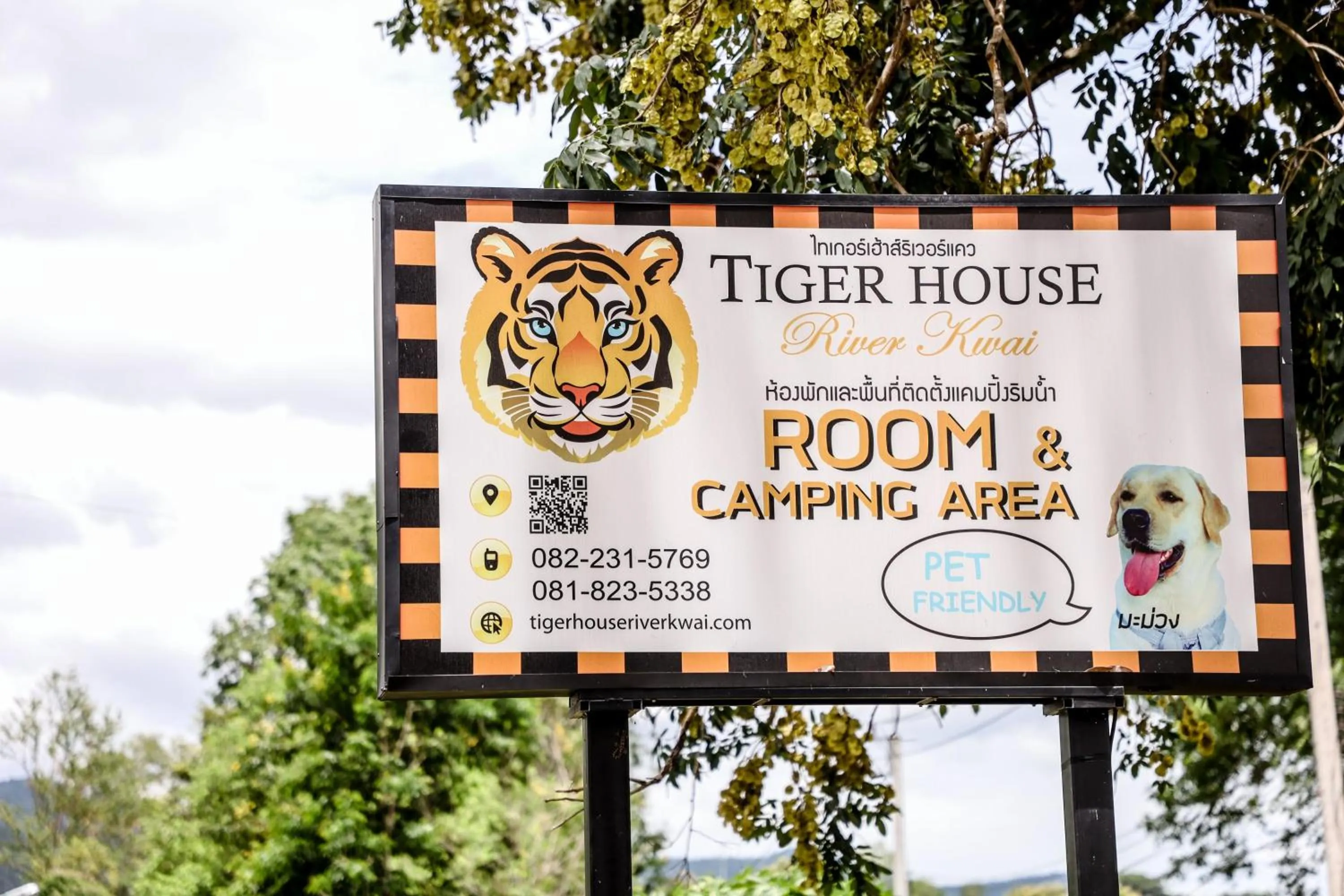Logo/Certificate/Sign in Tiger House River Kwai