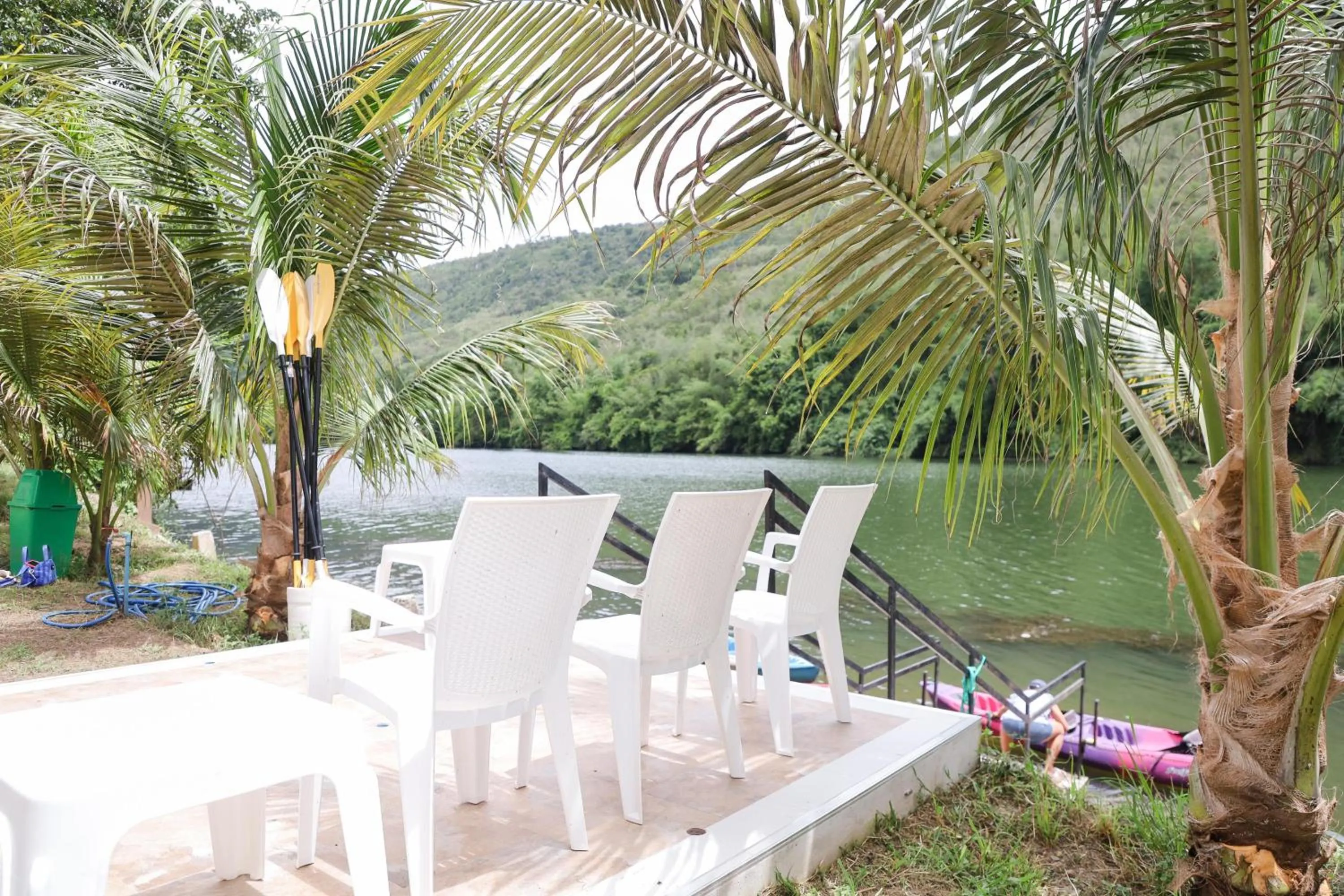 River view in Tiger House River Kwai