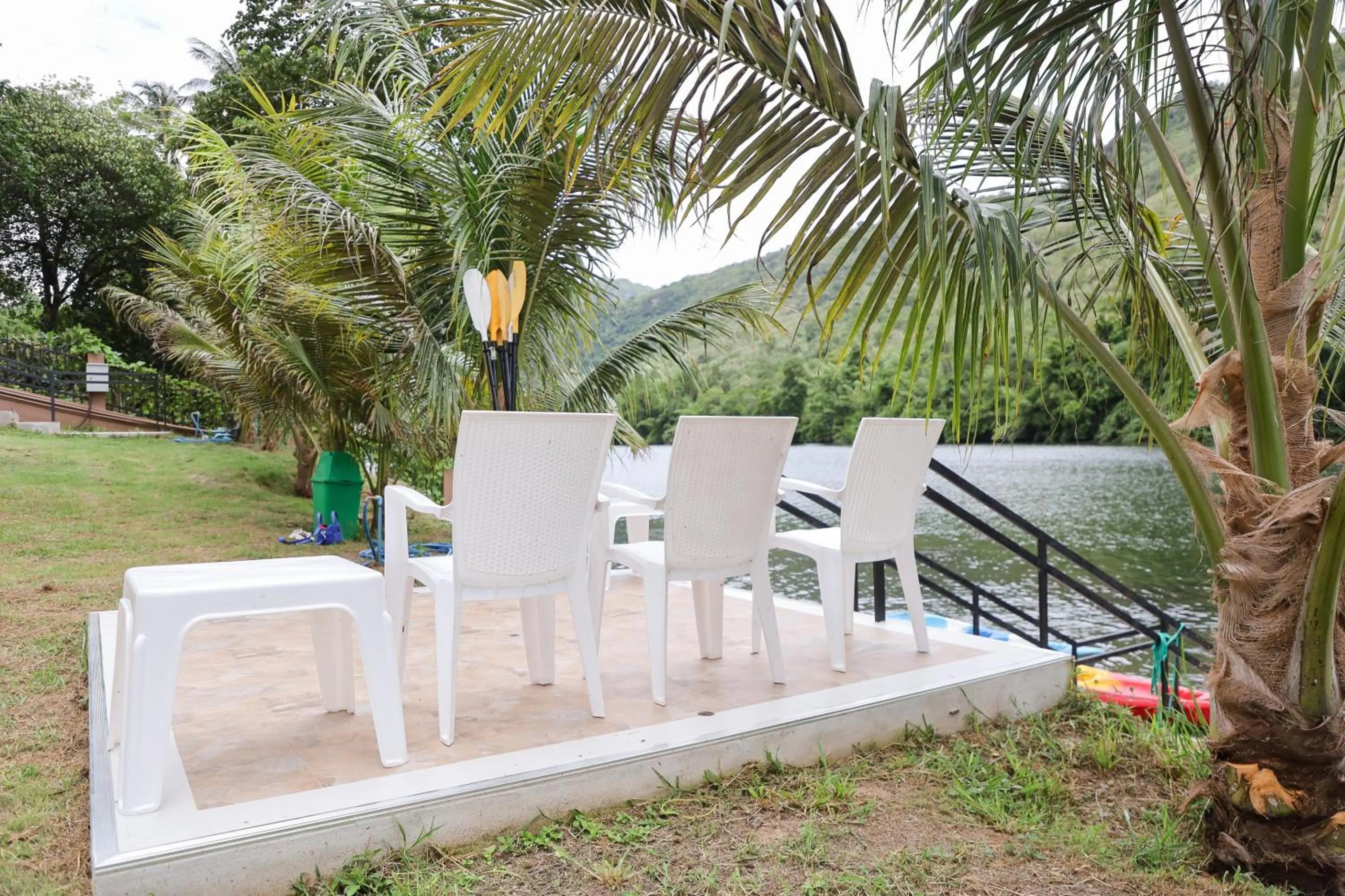 Natural landscape in Tiger House River Kwai